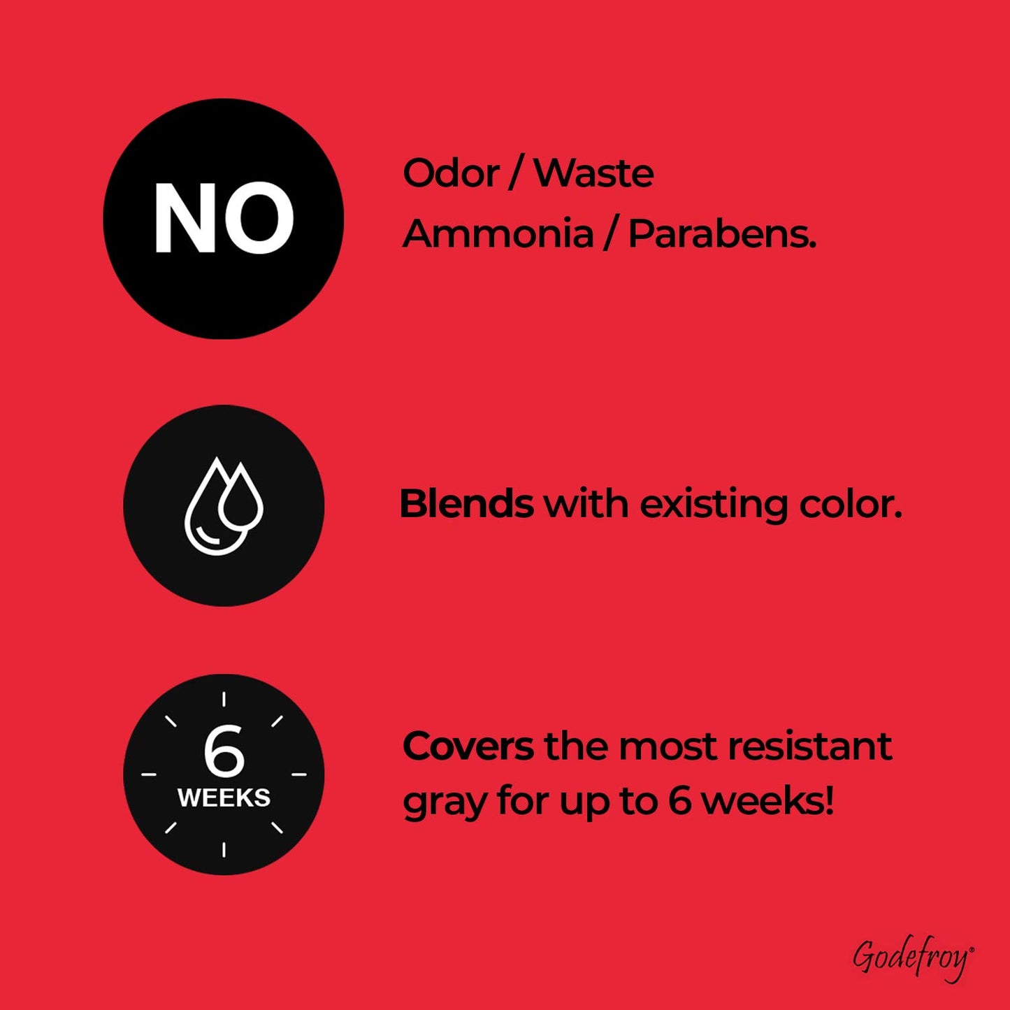 Professional Root Touch Up Hair Coloring Kit, Dark Brown, 4 applications