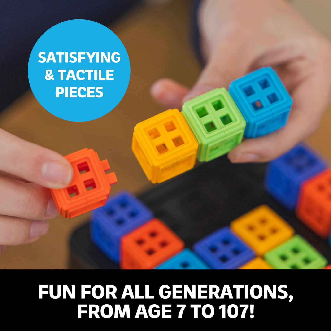 Kanoodle® SudoQube™ – 3D Brain Teaser & Pocket Sudoku Game, Handheld Color Puzzle for Travel, Educational Gift for Kids, Teens & Adults 7+