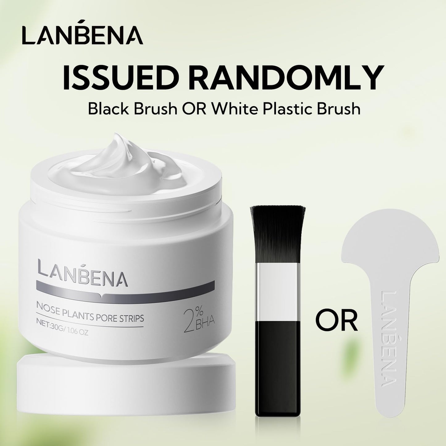 LANBENA 2.0 Nose Pore Strips – 60PCS Blackhead Remover Peel-Off Mask with Salicylic Acid, Amazonian White Clay & Aloe, 1.05 oz