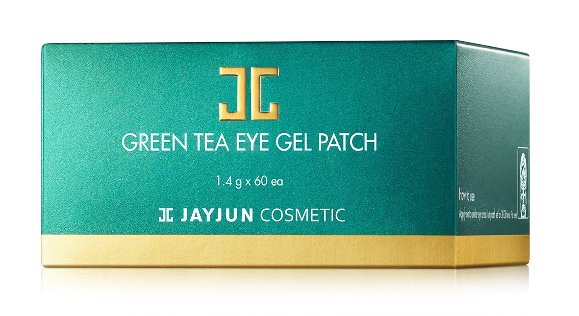 JAYJUN Green Tea Eye Gel Patch, Dark Circle, Puffy Eye, Under Eye Patch, 1.4g, 60 in Jar
