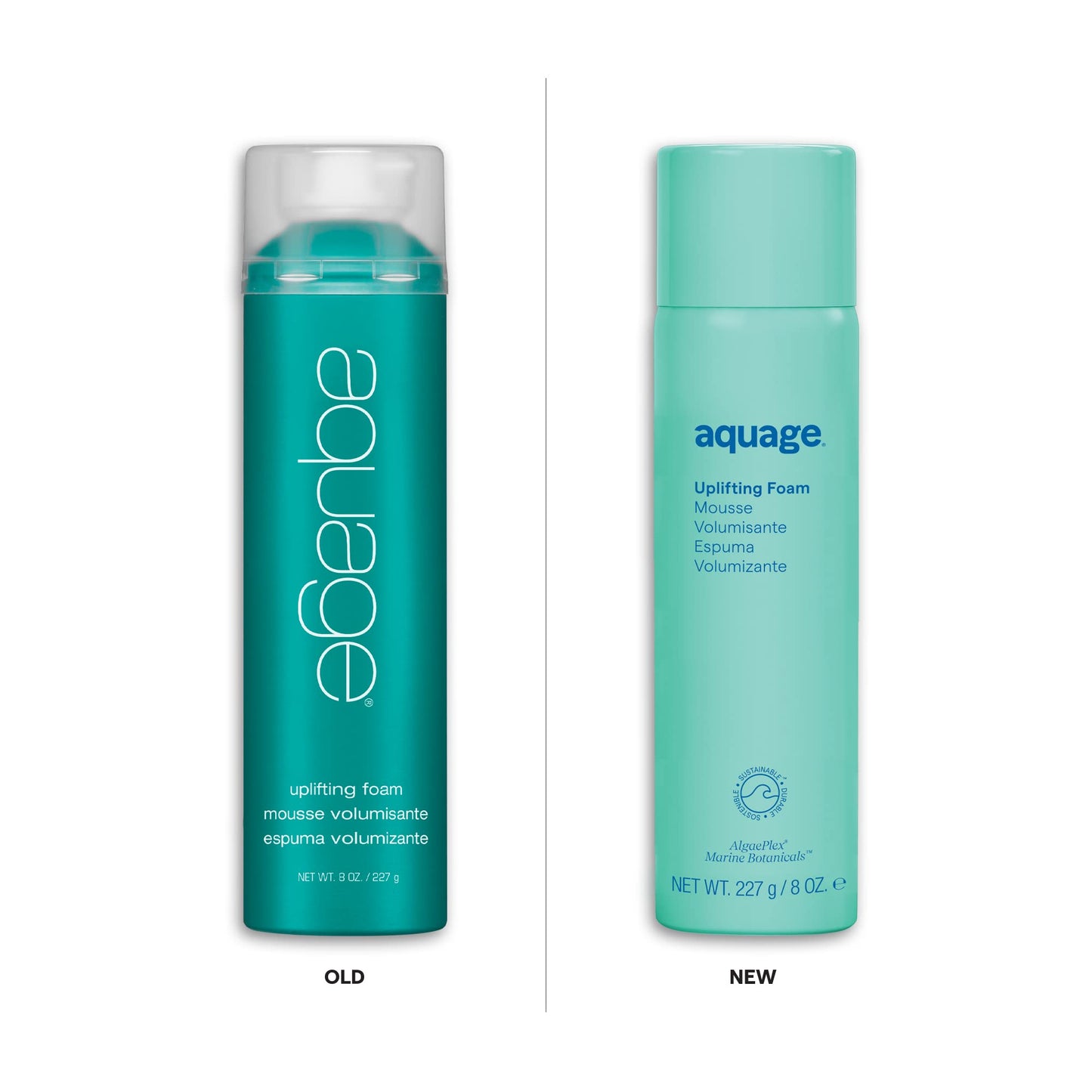 AQUAGE Uplifting Foam Weightless Volume Building Styling Mousse, Styling Foam, Can Use on Wet or Dry Hair, 8 oz
