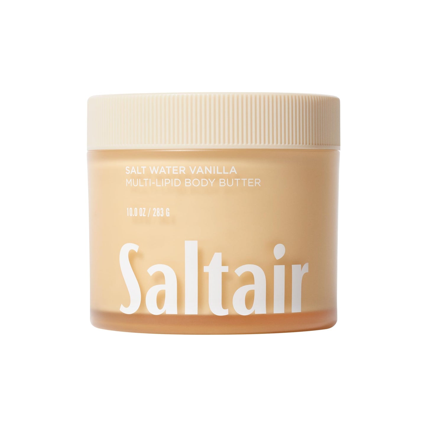 Saltair Multi-Lipid Body Butter 10oz – Rich Hydrating Cream with Ceramides, Coconut & Shea Butter, Salt Water Vanilla for Dry Skin