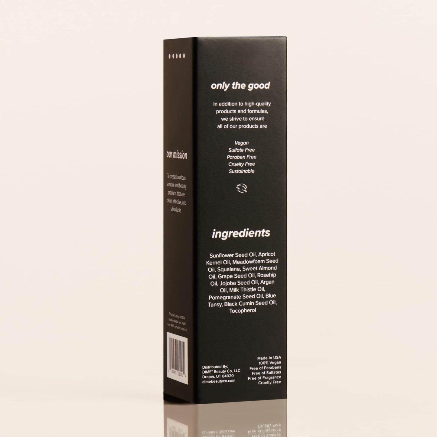 DIME Beauty Blue Facial Oil, 1 oz / 30 mL - Blemish Spot Treatment with Blue Tansy, Black Cumin Seed, Rosehip, and Grapeseed Oils