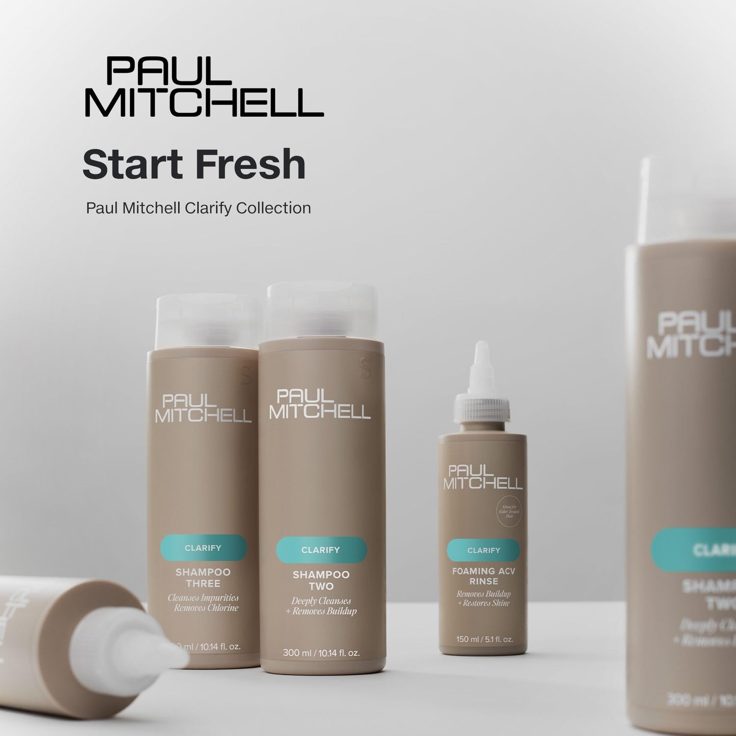 Paul Mitchell Shampoo Two, Clarifying Shampoo, Deep Cleanses + Removes Buildup, For All Hair Types, Especially Oily Hair, 10.14 fl. oz.