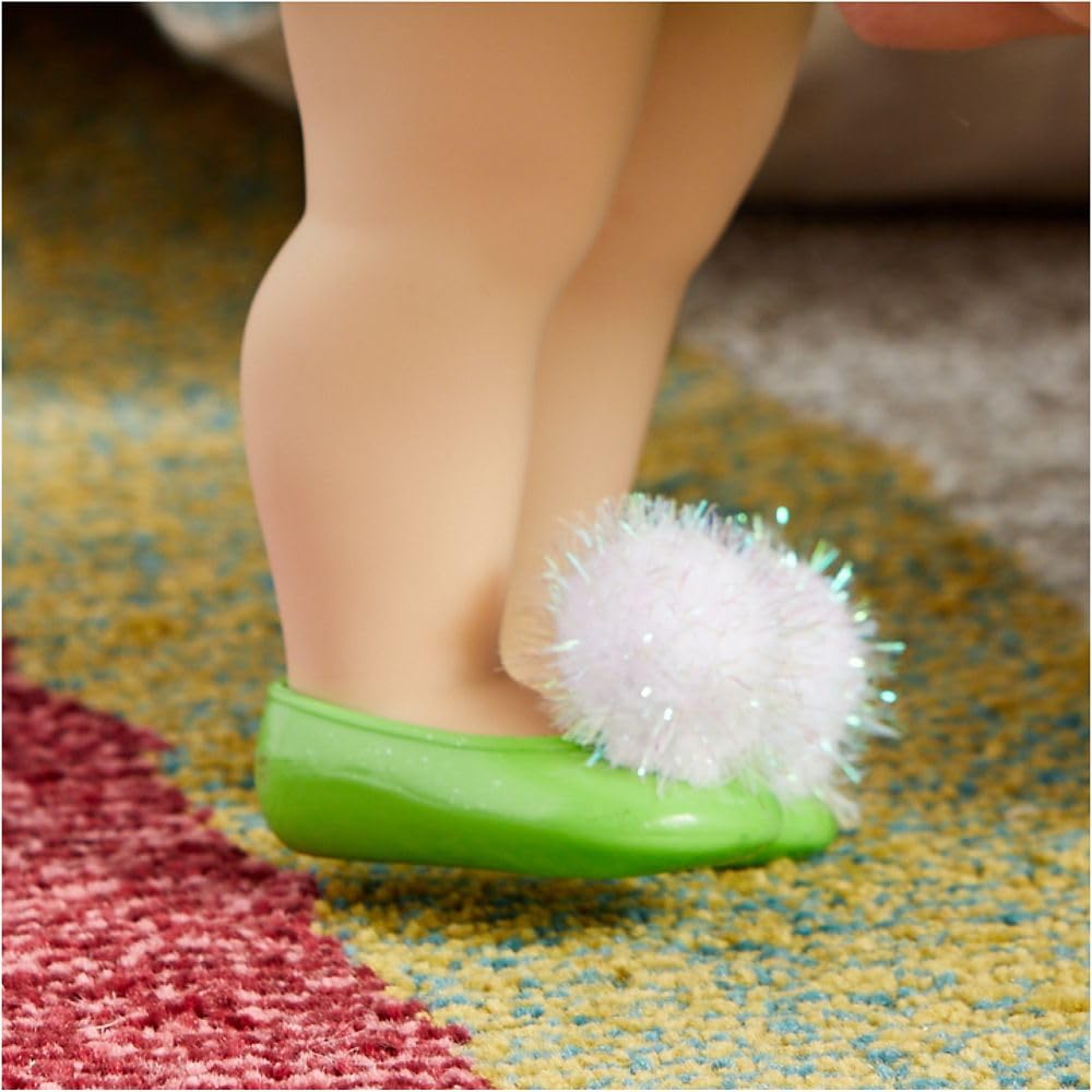 Disney Store Animators' Collection Tinker Bell Doll, 16" Fully Posable Peter Pan Toy in Satin Dress, Ages 3+