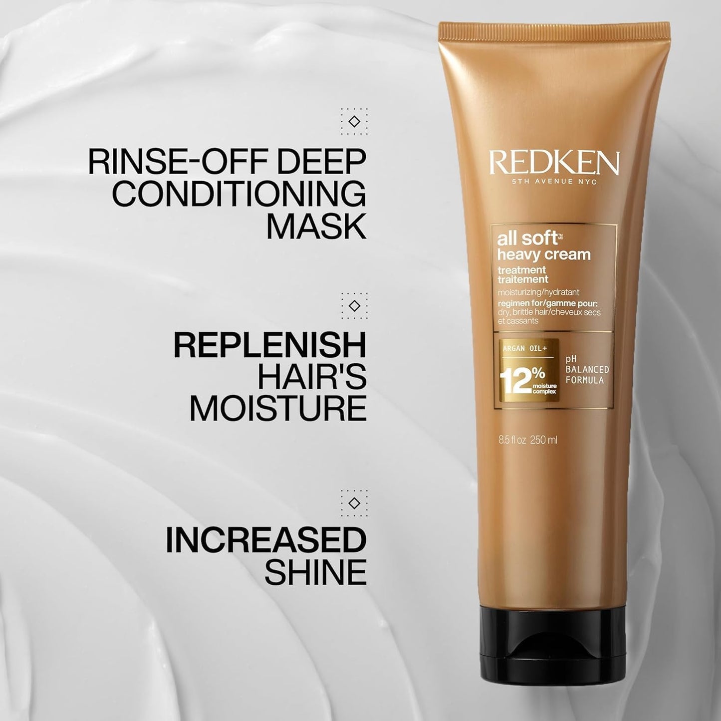 Redken All Soft Heavy Cream Super Treatment For Dry Hair - Deep Conditioning Treatment For Soft and Smooth Hair