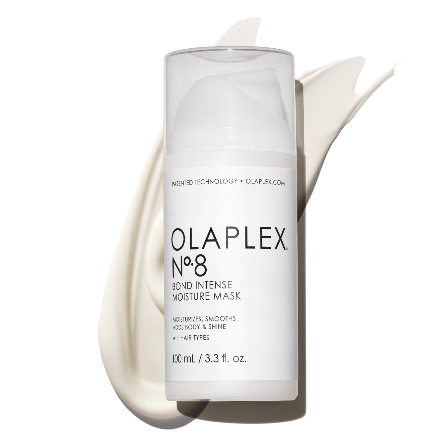 Olaplex No. 8 Bond Intense Moisture Mask – Deep Conditioning Treatment for Damaged Hair, Adds Smoothness, Shine & Hydration, 3.3 fl oz