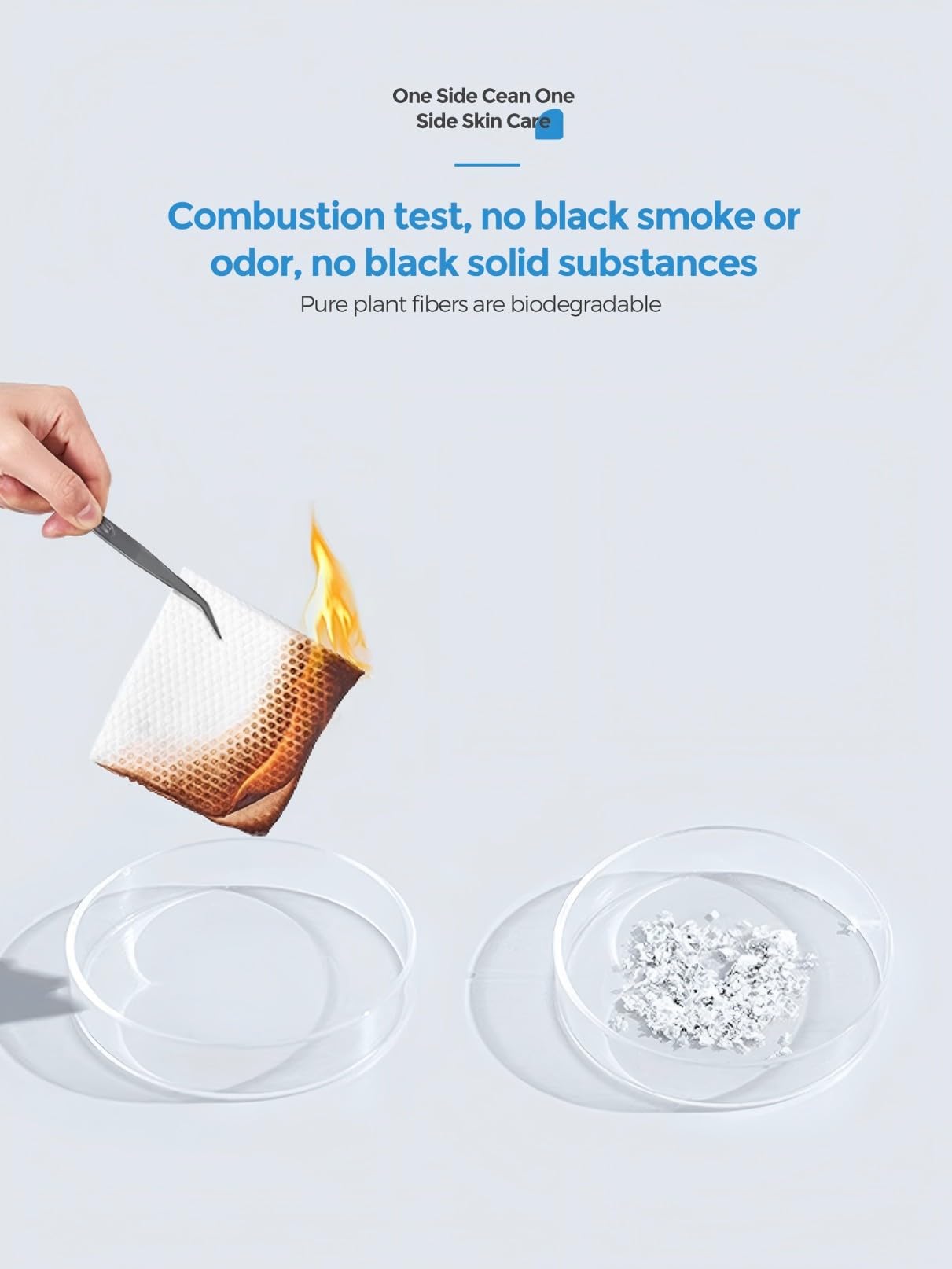 Disposable XL Face Towels – Biodegradable, Super Soft & Thick Cleansing Wipes for Sensitive Skin, Makeup Removal, Travel & Daily Use (50)