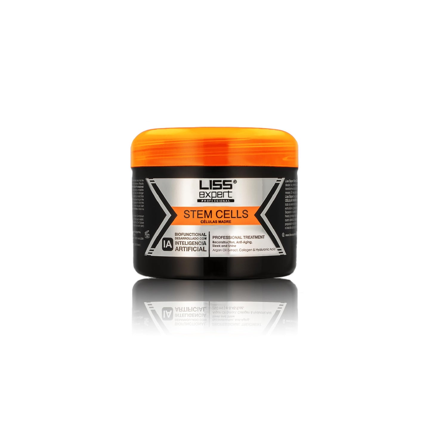 Liss Expert Stem Cells Smoothing Treatment with Organic Keratin, Argan Oil & Hyaluronic Acid – Frizz-Free Repair, Shine & Straightening – One Use