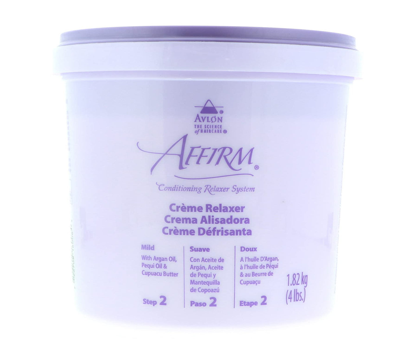 Avlon Affirm Creme Relaxer - 4 lb - Control : Mild (Time Release Sodium Hydroxide)