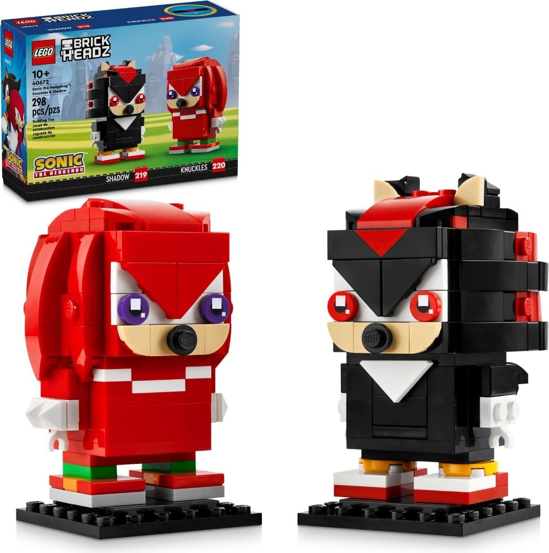 LEGO 40672 Sonic The Hedgehog™: Knuckles & Shadow Brickheadz