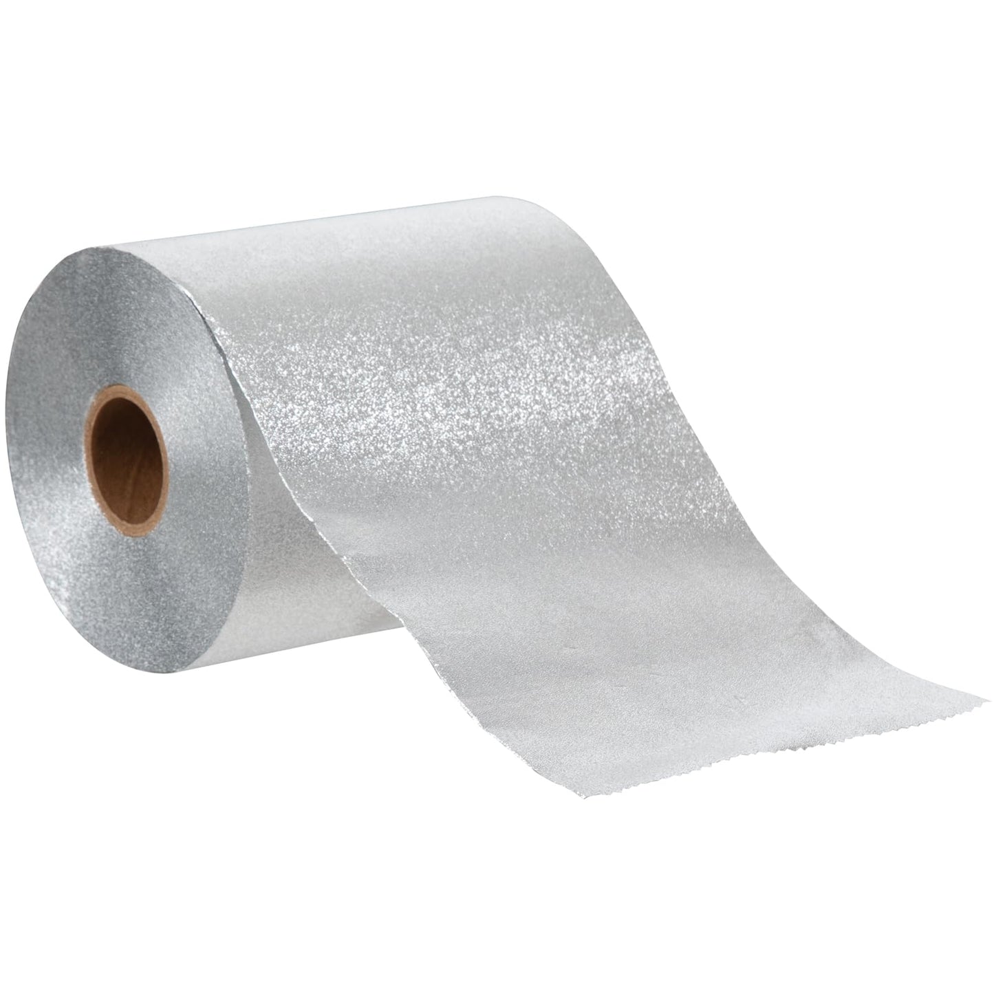 ForPro Expert Embossed Aluminum Foil Roll 320 Ft – Professional Hair Foils for Color, Highlights & Balayage, Medium 5W, Silver
