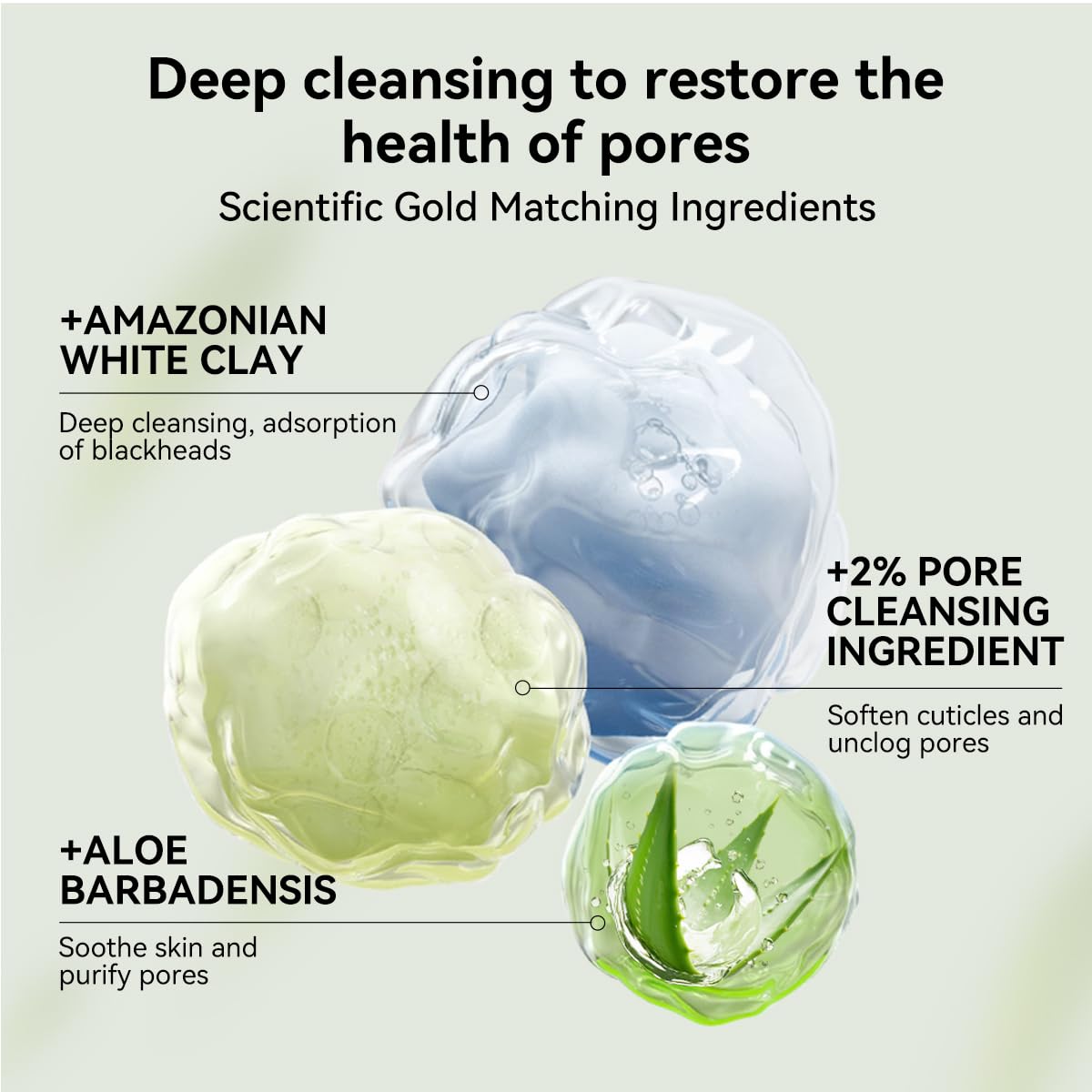 LANBENA 2.0 Blackhead Nose Plants Pore Strips(1.03 Oz), 60pcs Nose Strips for Blackhead Mask, Deep Cleansing Peel off Mask, Black Head Remover Mask