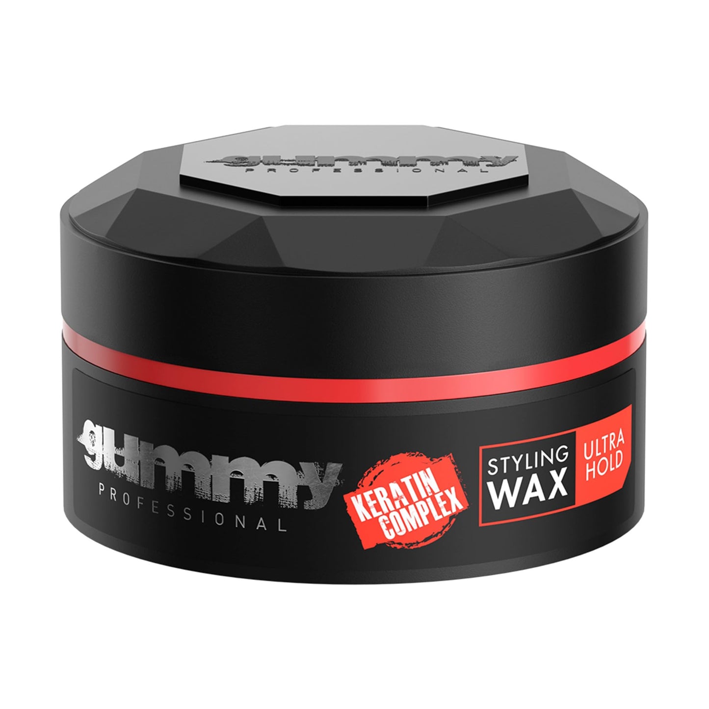 Gummy Professional Hair Wax for Men – Ultra Hold Water-Based Pomade with Provitamin B5 & Keratin – Texturizing Clay Paste, Alcohol-Free, 150ml