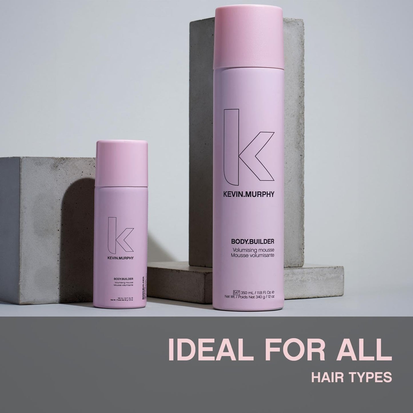 KEVIN.MURPHY BODY.BUILDER Volumising Hair Mousse 11.8 fl oz – Weightless, Sulphate-Free Formula with Tangerine Peel Oil for All Hair Types