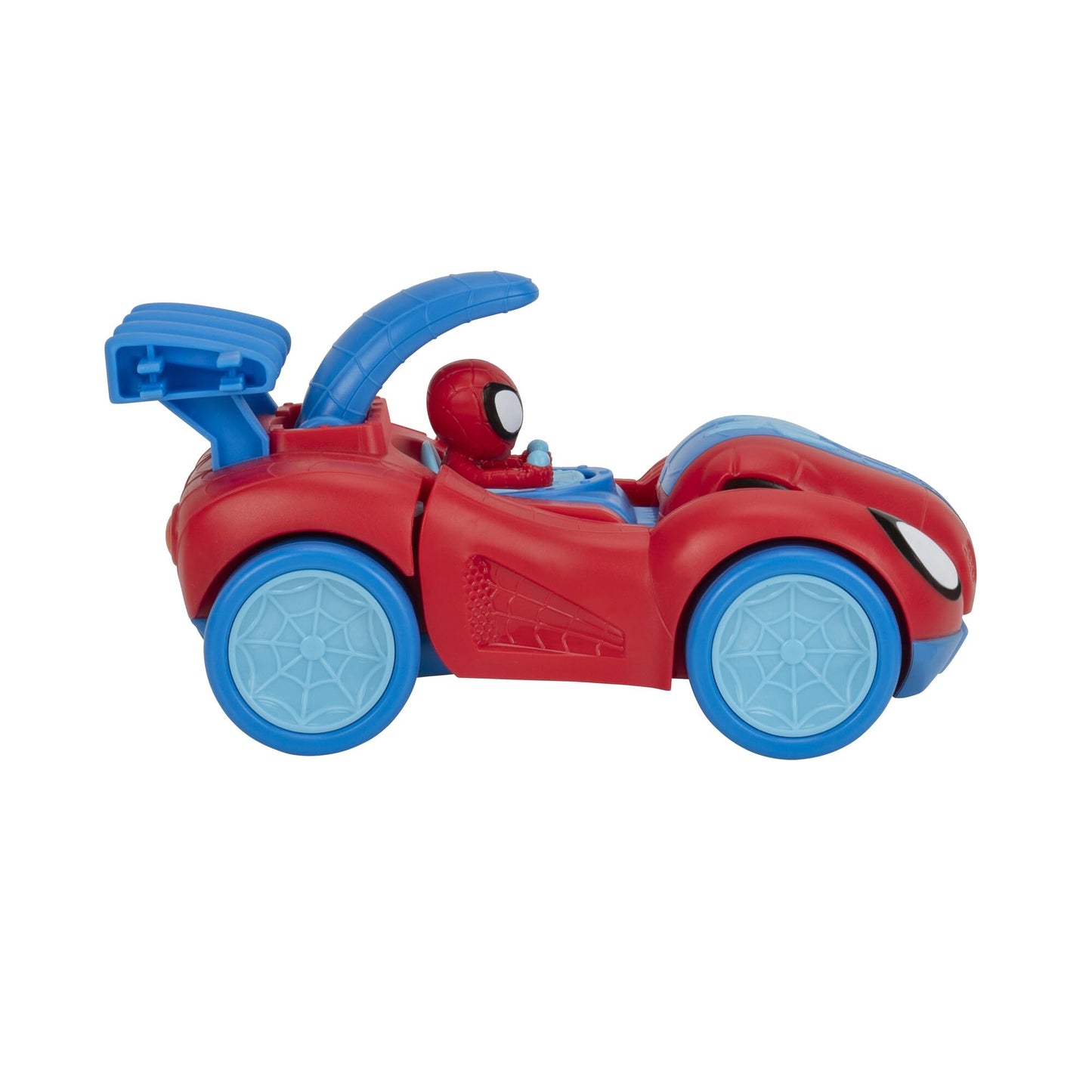 MARVEL Spidey and His Amazing Friends Spidey-Rex Racer - 8-Inch Vehicle with Sounds that Transforms from Vehicle Into Dinosaur