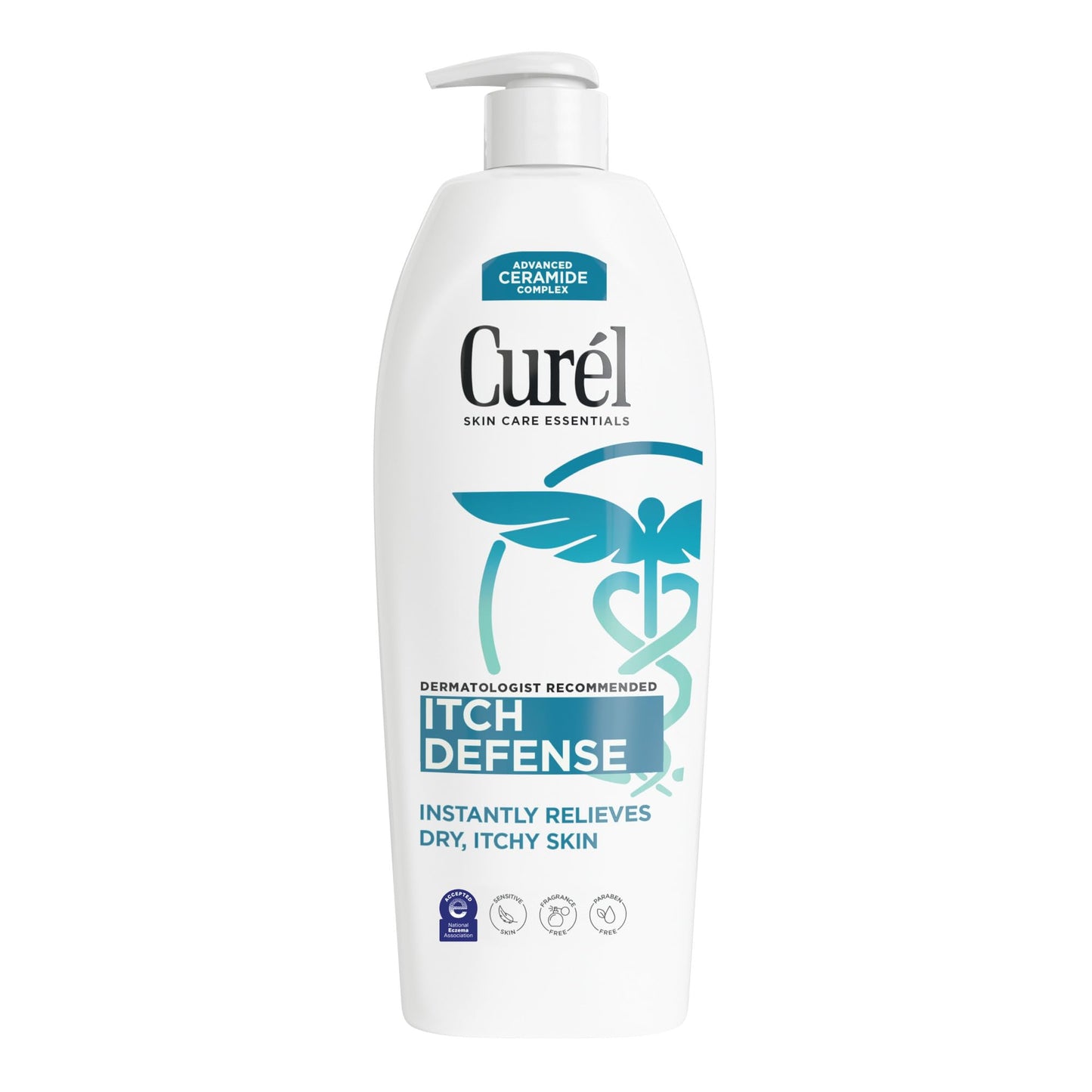Curel Itch Defense Calming Body Lotion – Moisturizer for Dry, Itchy Skin with Ceramide Complex, Pro-Vitamin B5 & Shea Butter, 20 oz