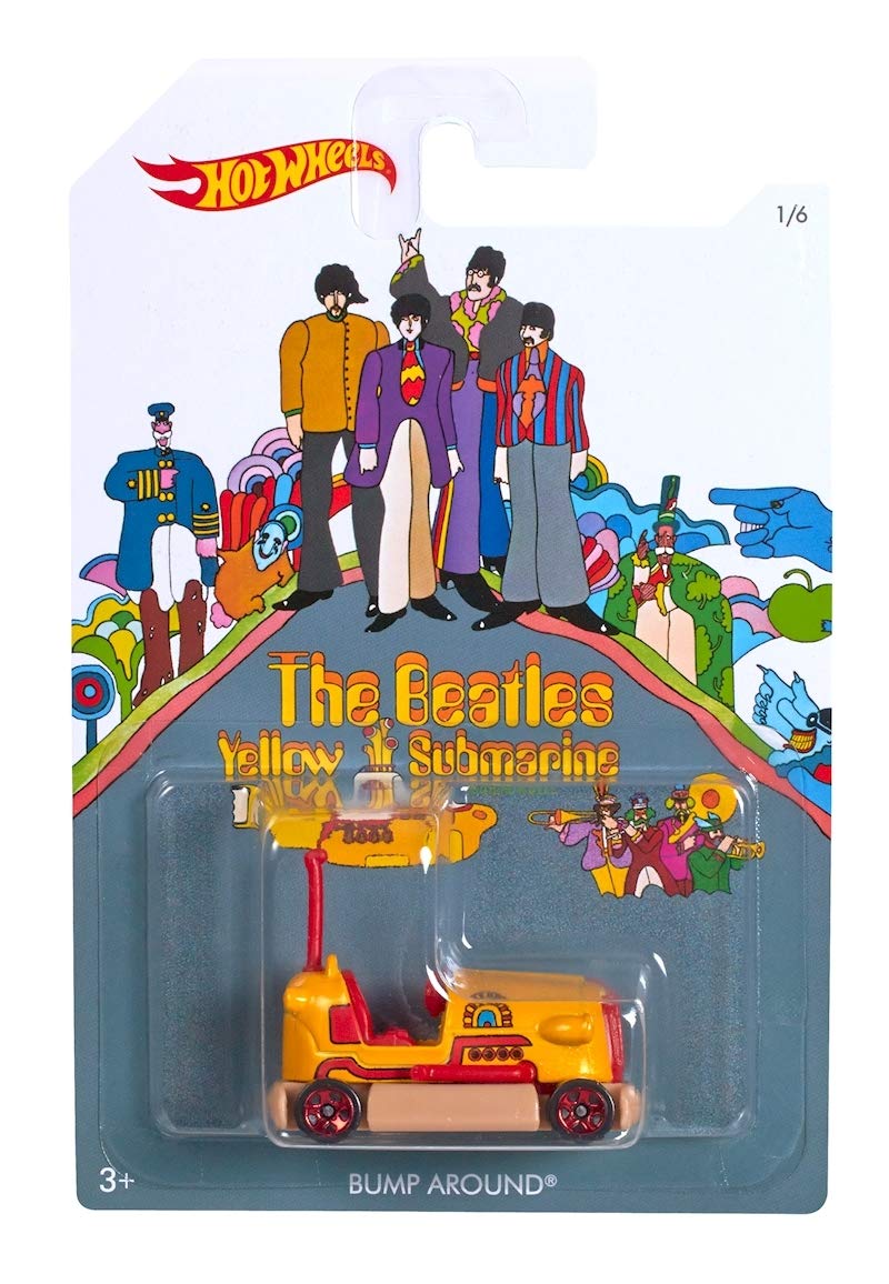 Hot Wheels 2016 The Beatles Yellow Submarine Collection Bump Around