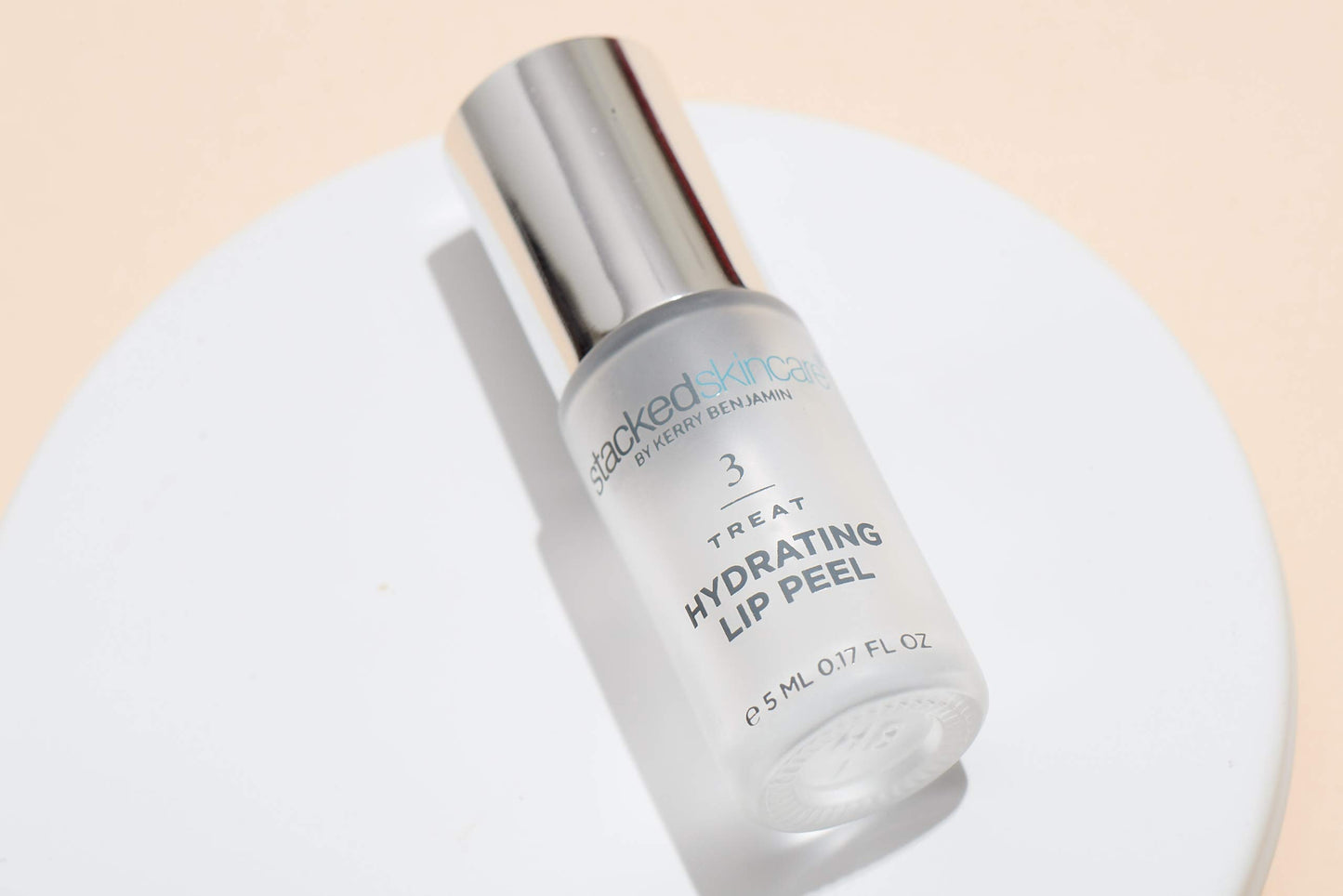 Hydrating Lip Peel Exfoliator & Moisturizer - No Rinse Vegan Lip Treatment with AHA & Glycolic Acid for Dry, Cracked Lips, 0.17 fl oz