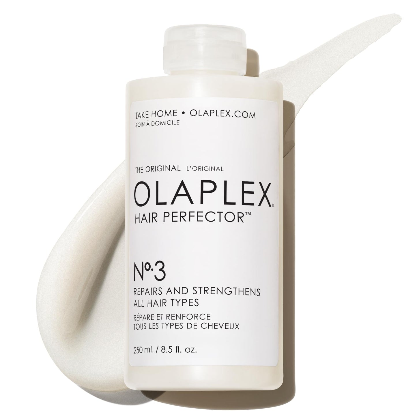 Olaplex No. 3 Hair Perfector Repairing Hair Treatment, Concentrated for Dry Damaged Hair, Repairs & Strengthens All Hair Types, 8.5 fl oz