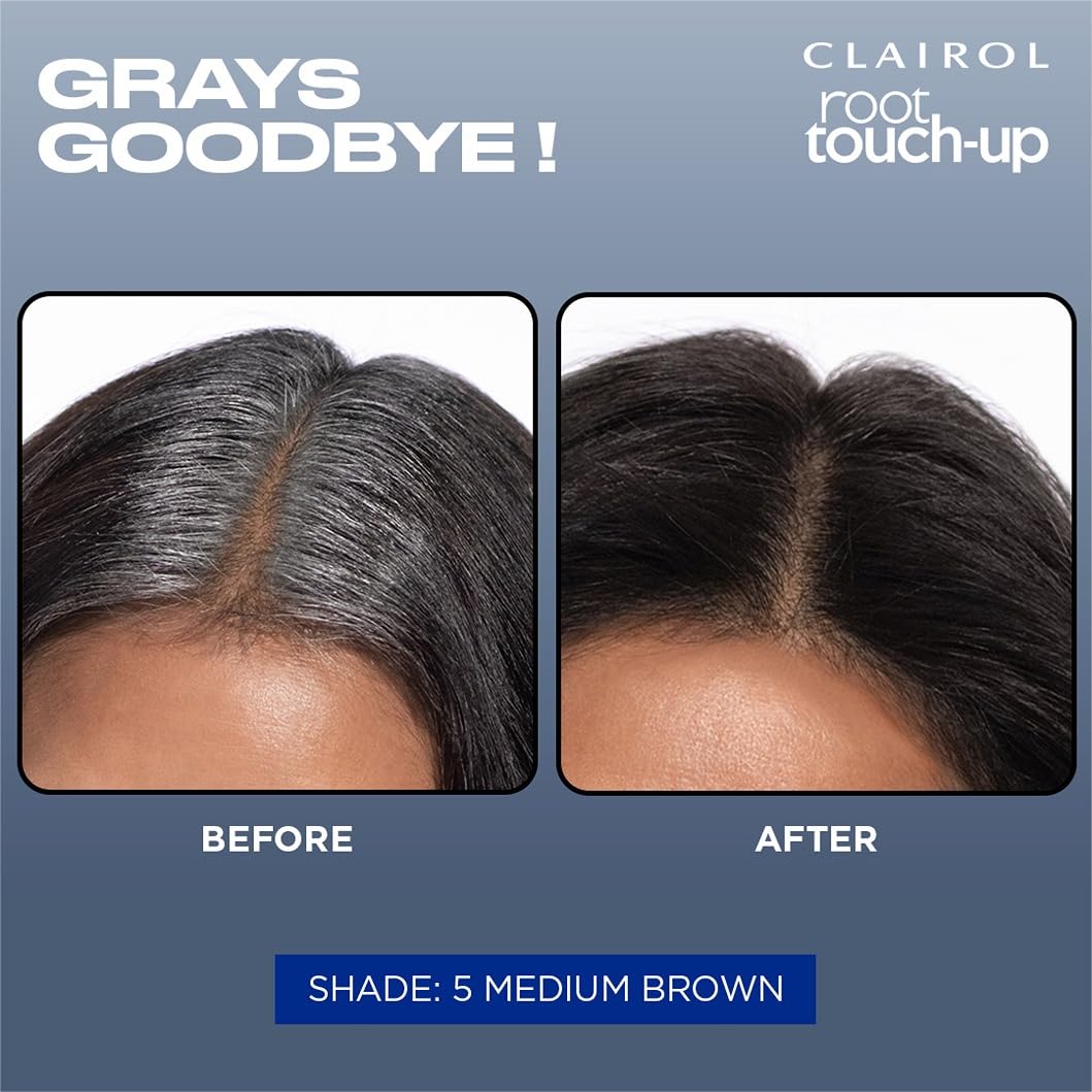 Clairol Root Touch-Up by Nice'n Easy Permanent Hair Dye, 4A Dark Ash Brown Hair Color, Pack of 1