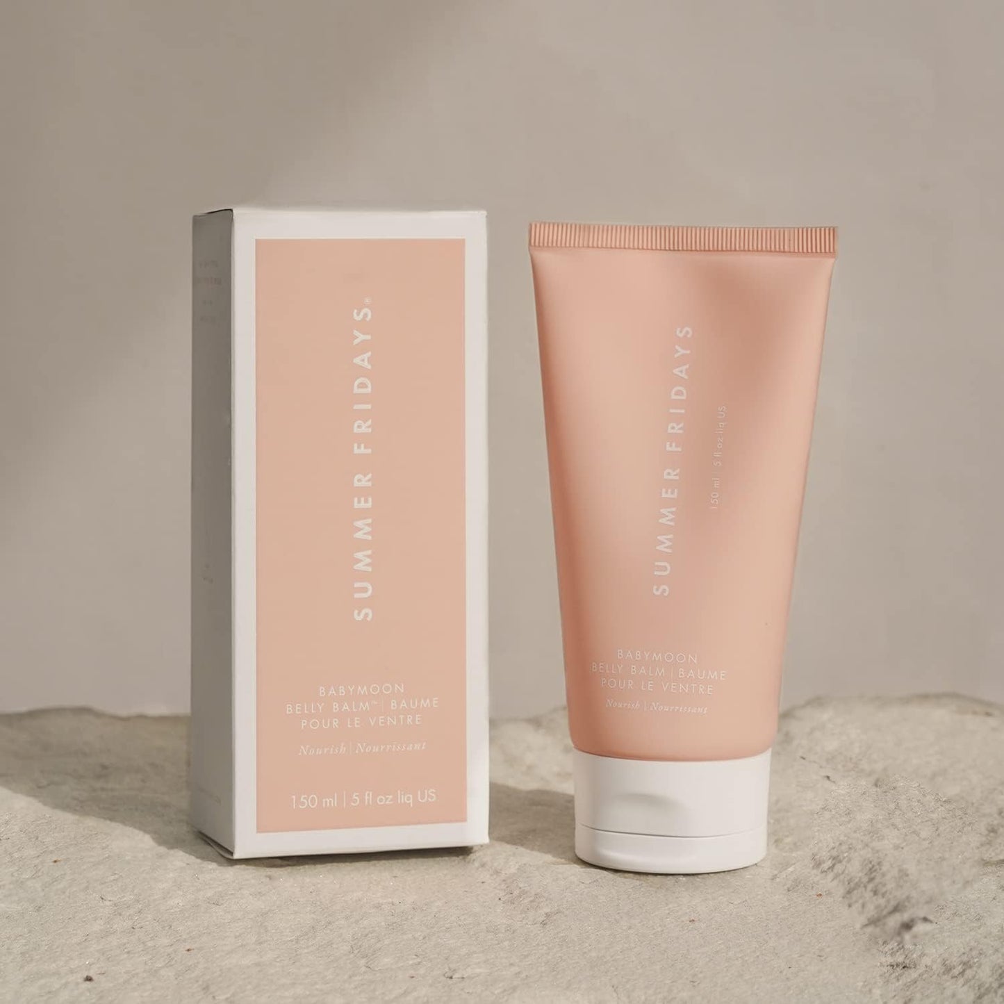 Summer Fridays Babymoon Belly Balm – 5 fl oz Nourishing Moisturizer with Calendula & Vitamin E for Stretch Marks & Dry Skin