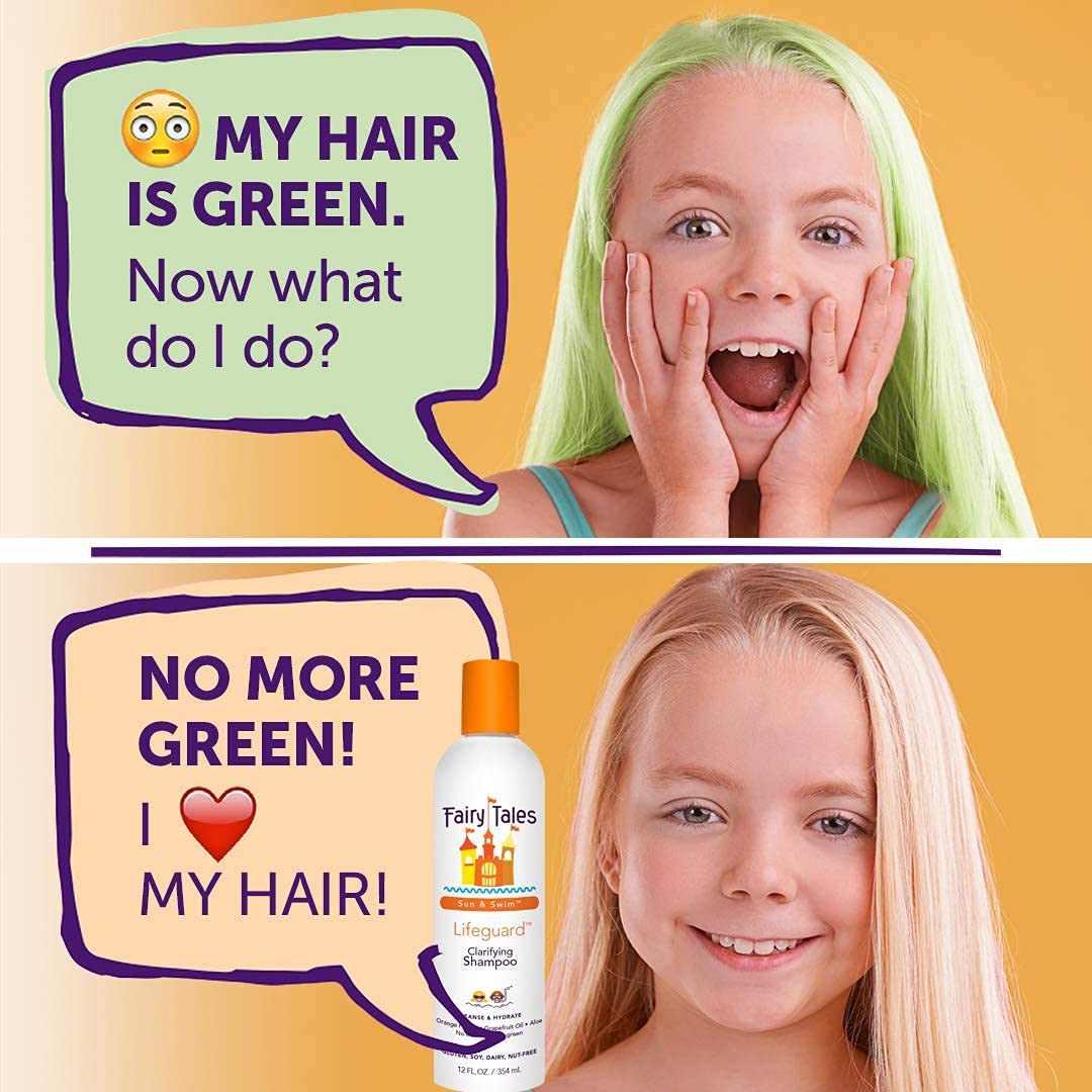 Fairy Tales Swimmer Conditioner for Kids 8 oz – Natural USA-Made Formula to Replenish & Restore Hair from Chlorine & Salt Damage – No Parabens or Sulfates