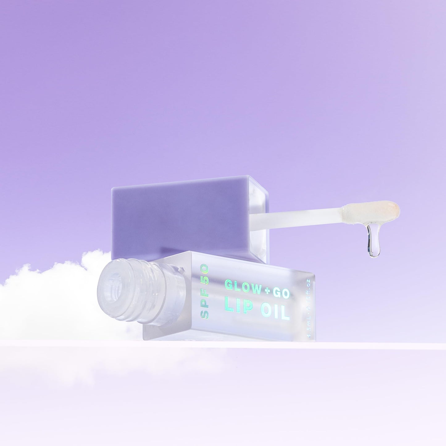 Naked Sundays SPF50 Glow & Go Lip Oil: Lip Oil with SPF, Moisturizes and Protects Lips, 4.5ml in Coconut