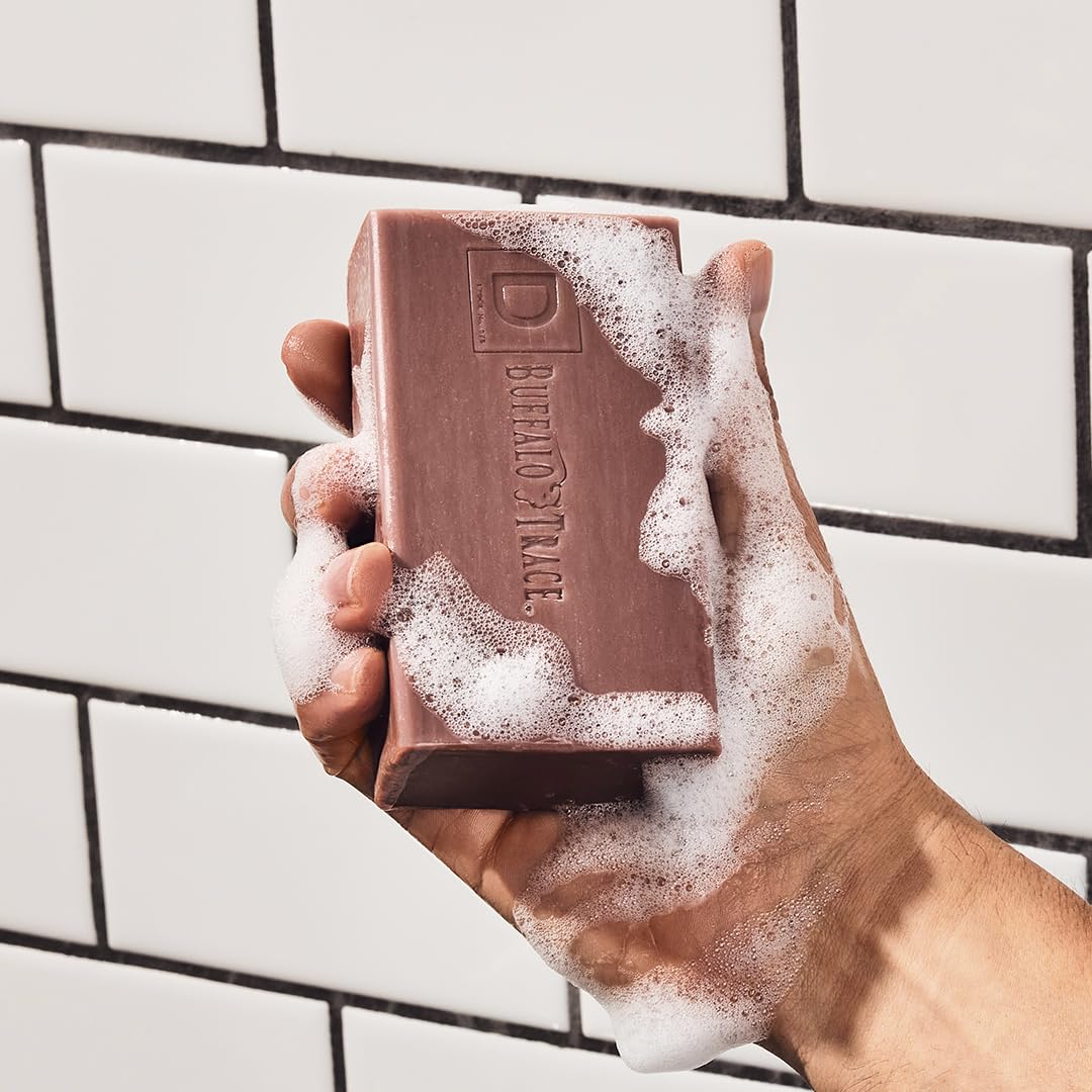 Duke Cannon Extra Large Men's Bar Soap – Hydrating Bourbon Scent, 10 oz Big Brick, USA-Made for All Skin Types