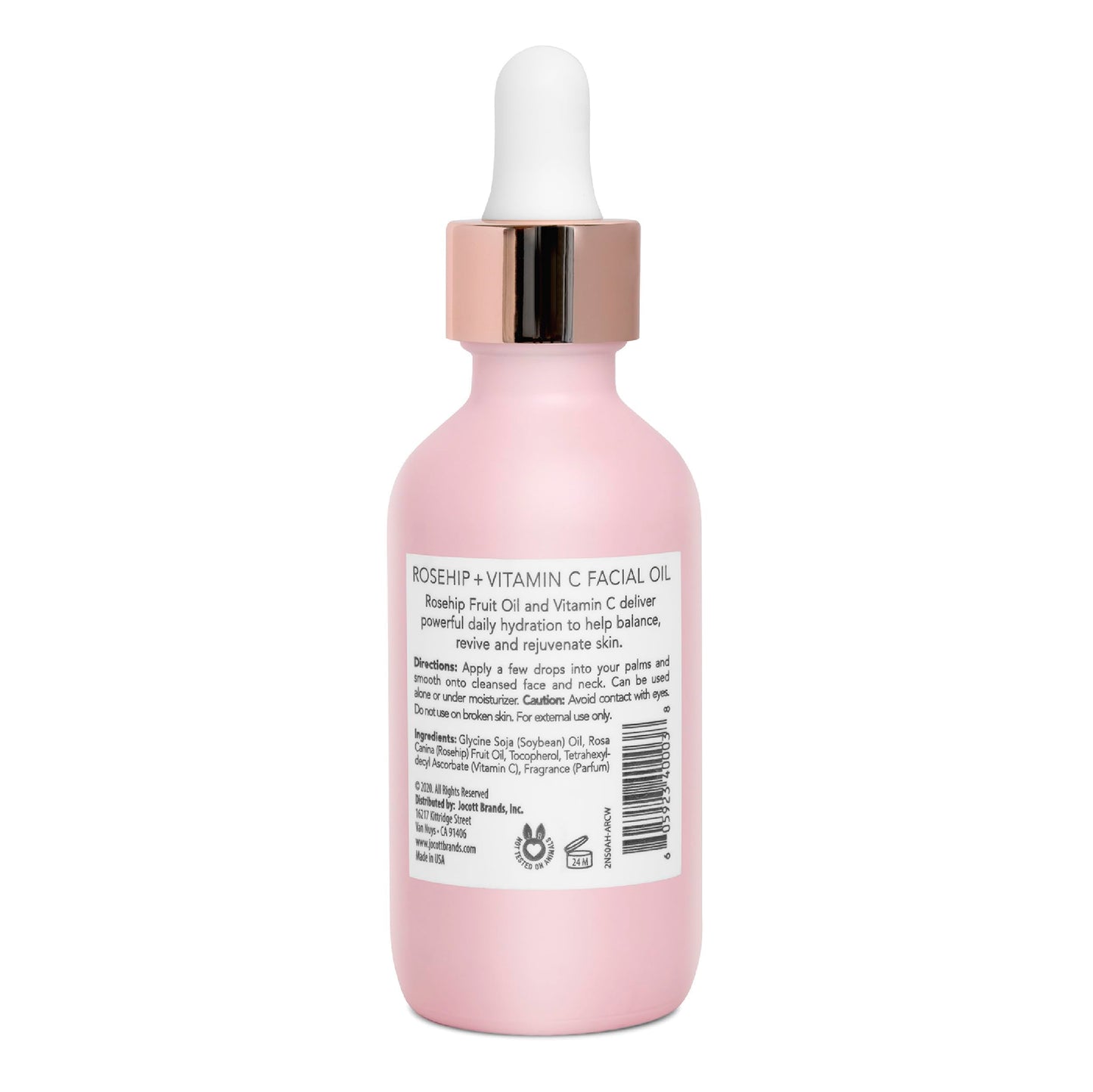 Pearlessence Rosehip Balancing Facial Oil + Rosehip Fruit Oil & Vitamin C | Daily Hydration to Help Balance & Revive Skin | Made in USA & Cruelty Free