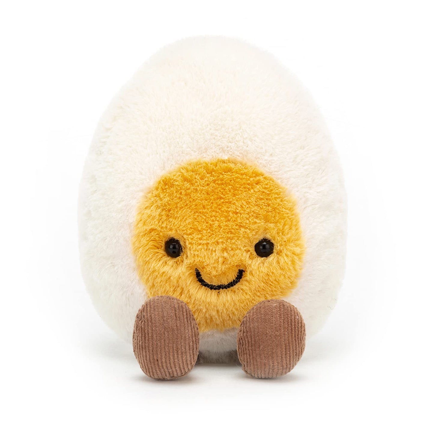 Jellycat Amuseables Boiled Egg Happy Stuffed Toy, Small 5.5 inches - Food Plush - Fun Gift Idea