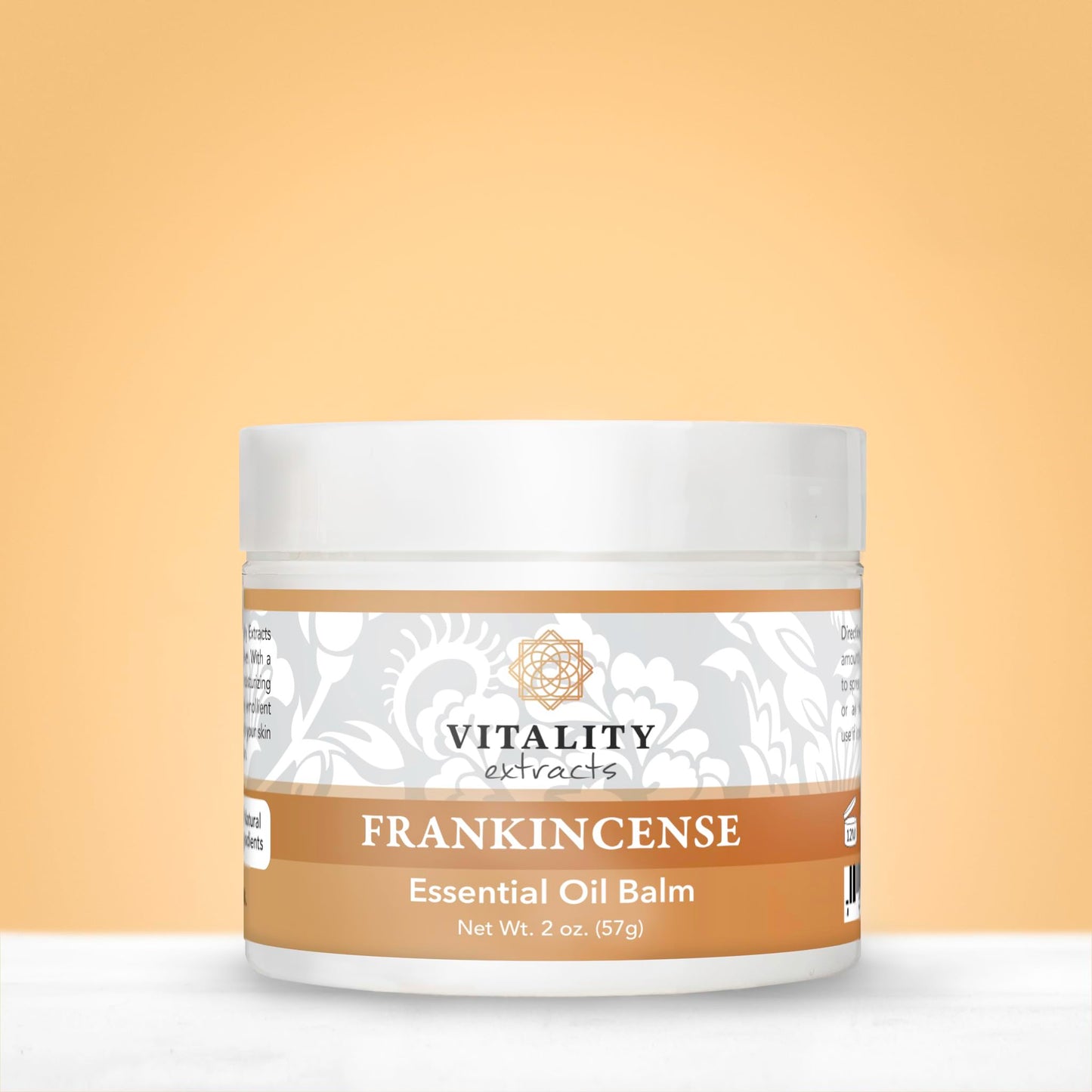 Vitality Extracts Frankincense Balm - 2oz, Boswellia Serrata, Beeswax, Olive Oil, Moisturizer for Dry, Cracked Skin, All Skin Types