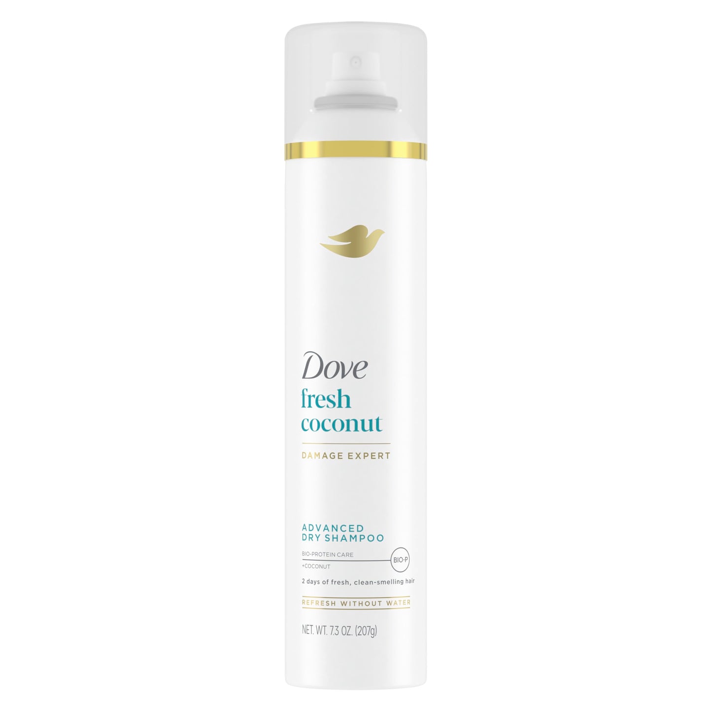 Dove Advanced Dry Shampoo Fresh Coconut Refresh & Revive Hair Without Water for Clean & Fresh Hair 7.3 oz