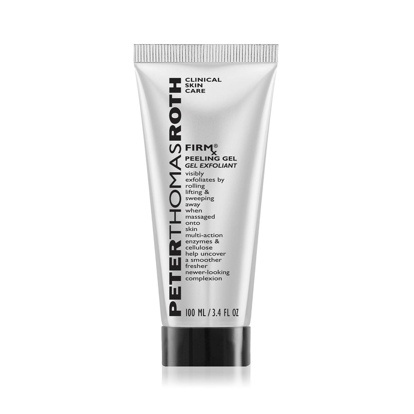 Peter Thomas Roth | FIRMx® Peeling Gel | Exfoliant for Dry and Flaky Skin, Enzymes and Cellulose Help Remove Impurities and Unclog Pores 3.4 Fl Oz