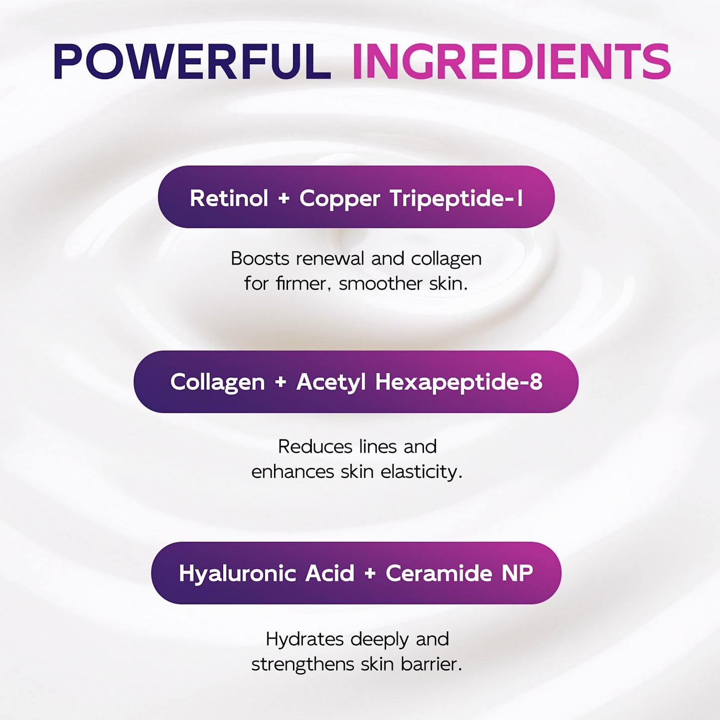 Firming Neck & Décolleté Cream with Retinol, AH-8, Collagen & Squalane – Wrinkle & Crepey Skin Treatment with Massage Roller, 4.3 fl oz