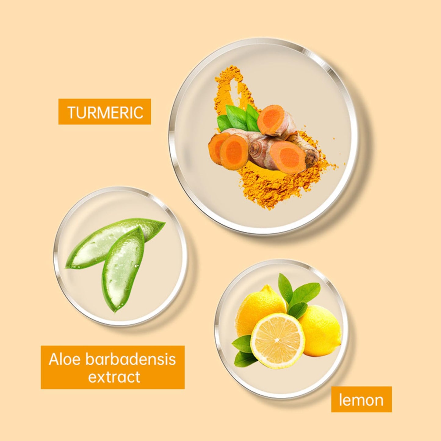 Turmeric Lemon Lip Scrub & Balm – Exfoliating Sugar Scrub with Aloe Vera, Nourishes Dry, Chapped Lips, Reduces Darkness & Fine Lines