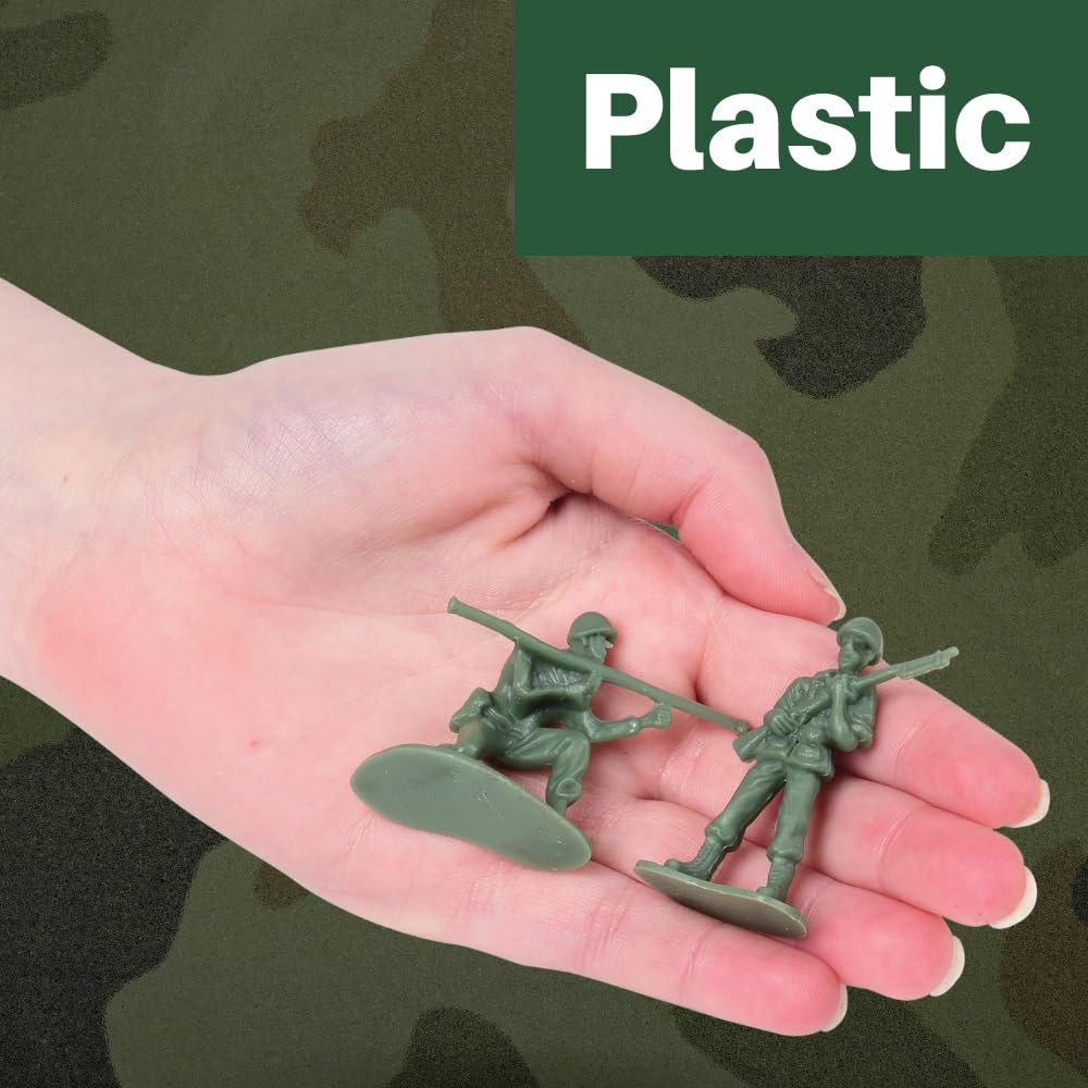 U.S. Toy Green Army Men – 36-Piece Classic Military Action Figures for Kids, Toddlers 3+, Imaginative Play, Party Favors & Collectibles