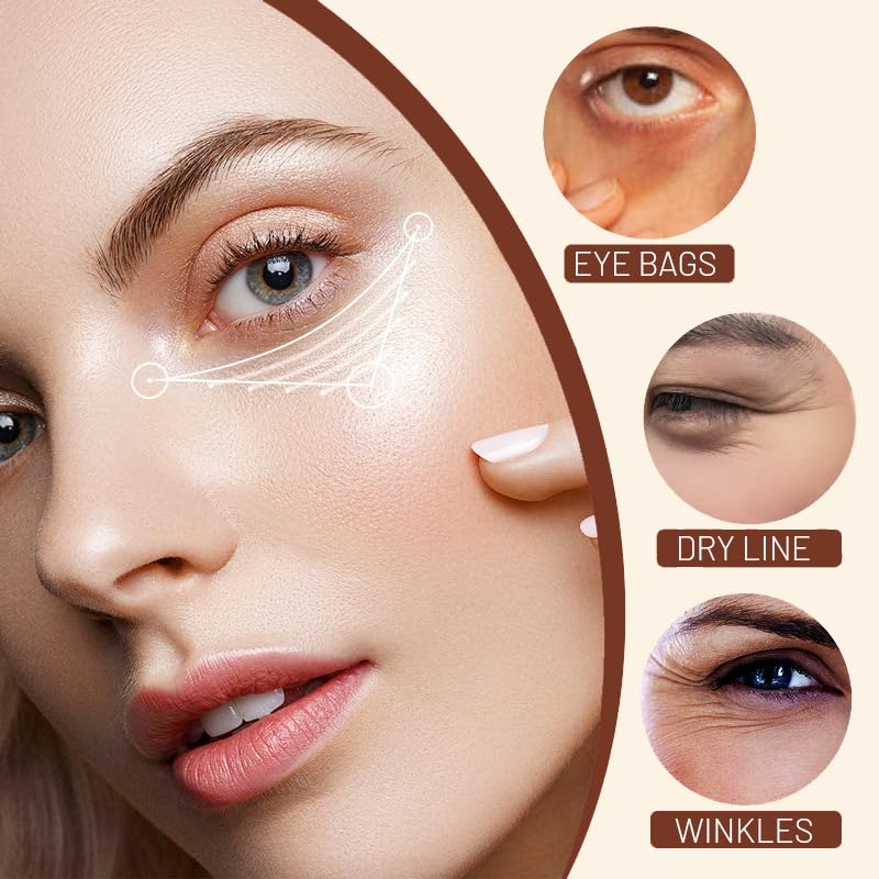 Balm for Eye Bags, Under Eye Balm Stick for Under Eye Bags, Eye Cream, Eyes Bags Serum, Deep Moisturizing Hydrating (1)