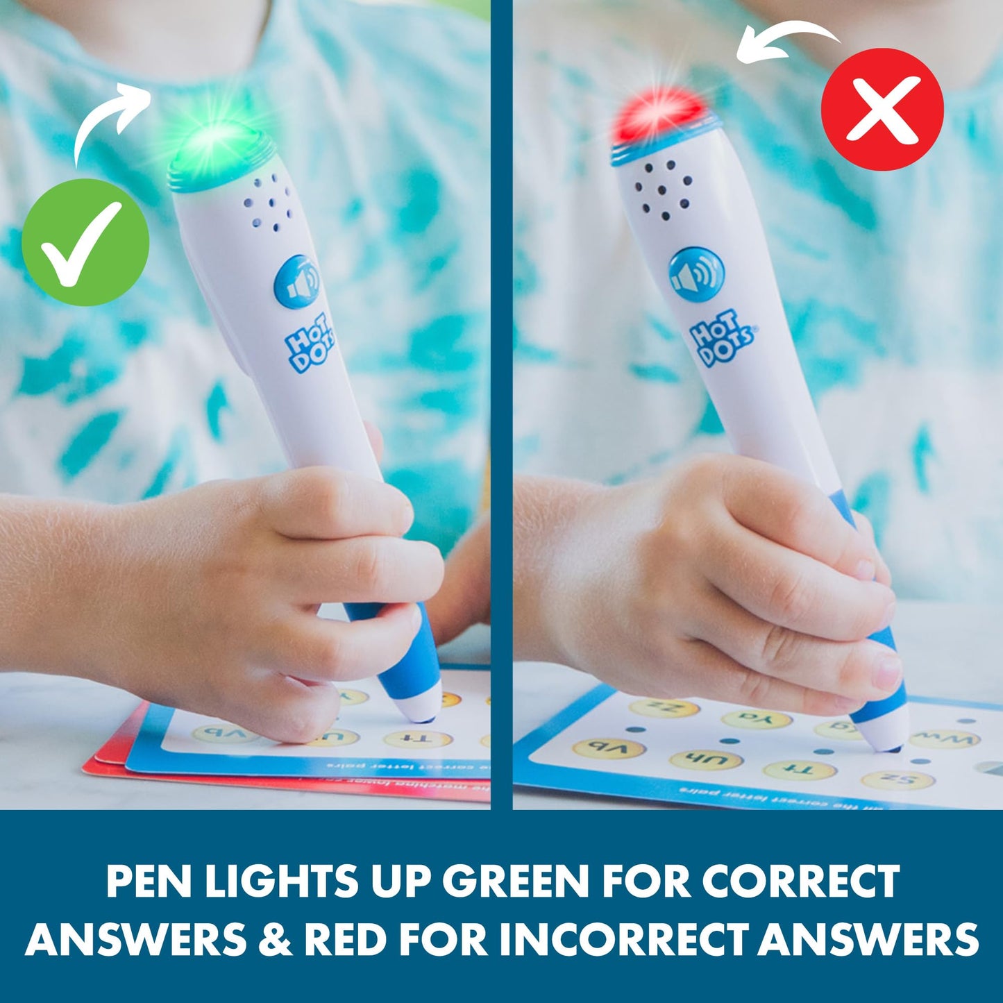 Educational Insights Hot Dots Alphabet Set – 72 Activities, Interactive Learning Pen & 36 Double-Sided Cards, Ages 3+