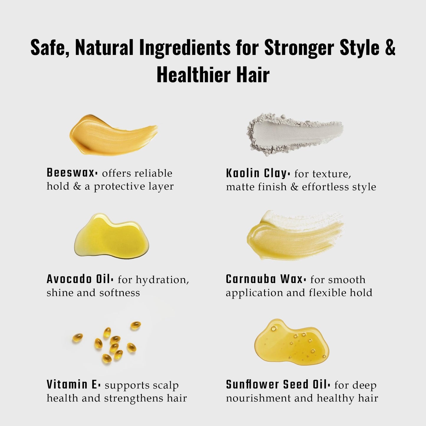 David Darko Hair Clay for Men – 100% Natural Matte Finish | Medium Hold, Easy to Wash Out | Texturizing & Styling Clay | USA-Formulated 2.82 oz