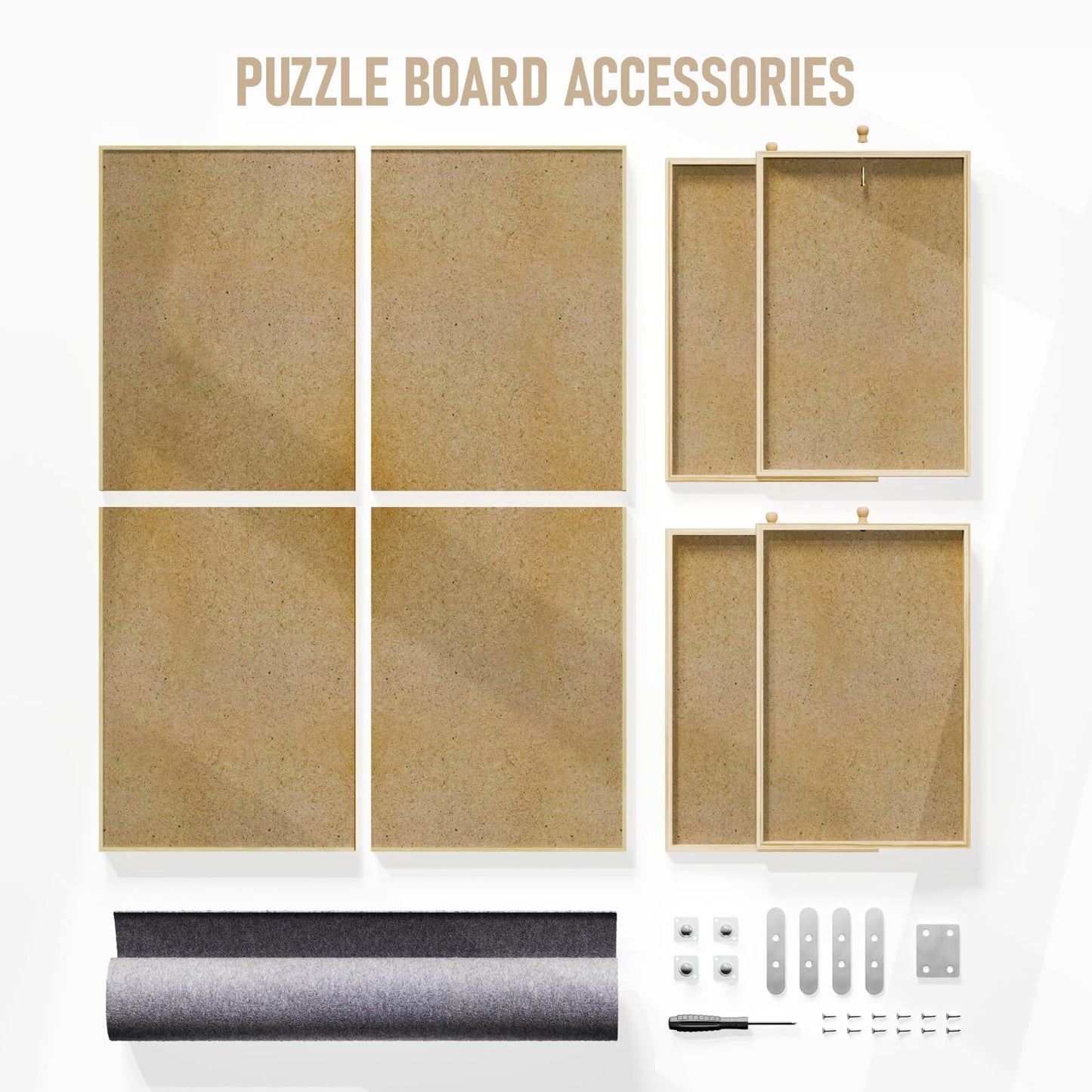 1500 Piece Rotating Puzzle Board, 25"x33" Jigsaw Puzzle Table with Drawer Storage and Puzzle Cover,Portable Puzzle Board for Adults