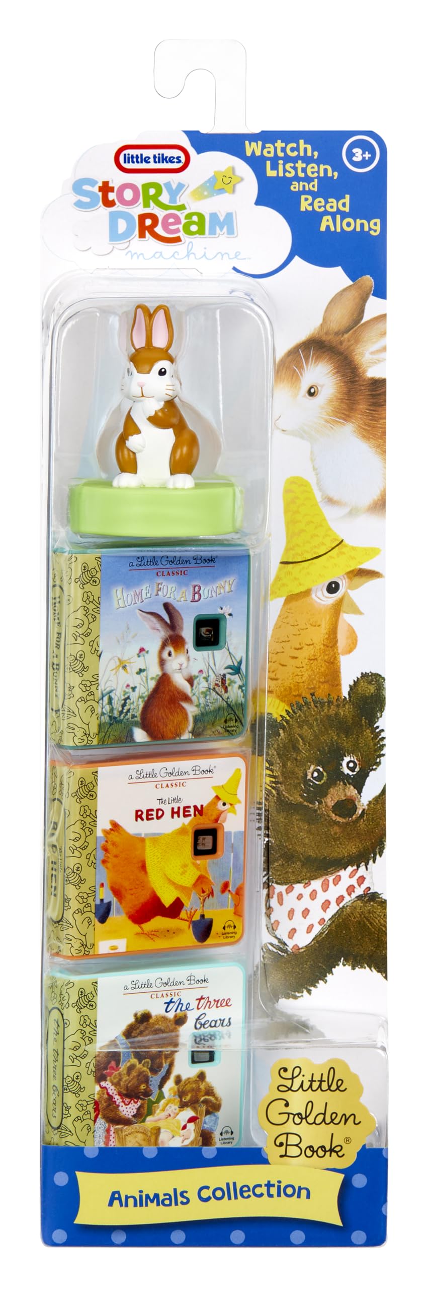 Little Tikes Story Dream Machine - Little Golden Books Animals Collection with Audio Play, Storytime Toy & Gift for Kids 3+