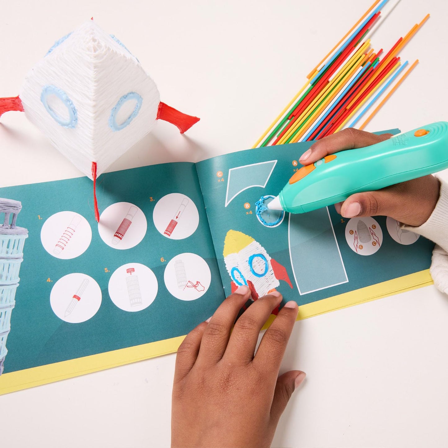 3Doodler Start+ Essentials 3D Pen Set for Kids, Easy to Use, Learn from Home Art Activity Set, Educational STEM Toy for Boys & Girls Ages 6+