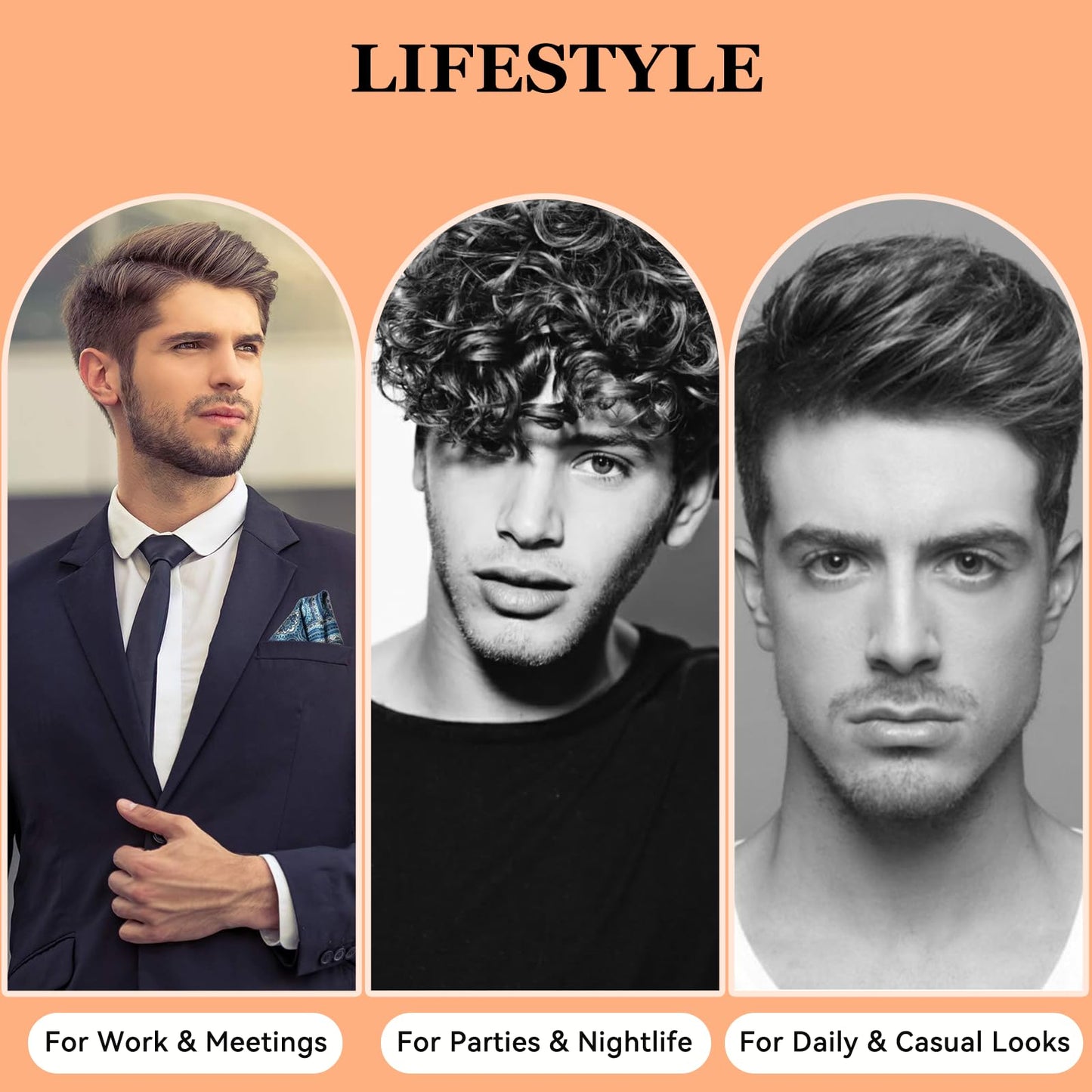 GRIMSON Hair Clay for Men – Strong Hold, Matte Finish, Adds Texture & Thickness, Easy to Apply & Wash Out – All Hair Types, 100g / 3.5oz