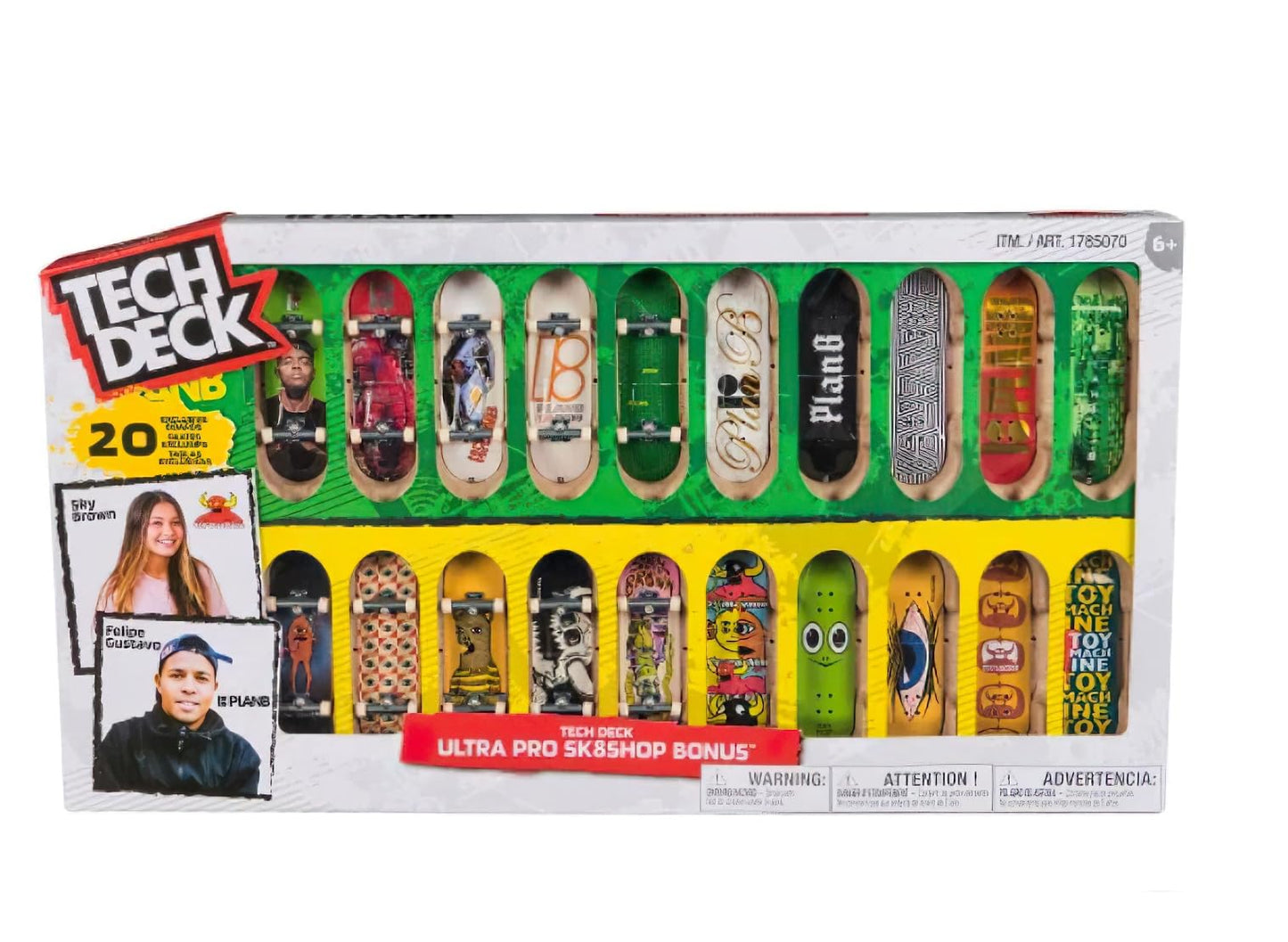 TECH DECK Ultra Pro 20 Bonus Pack Fingerboard Skateboards Sk8shop