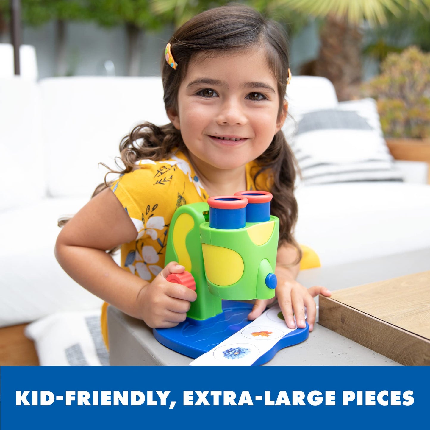 Educational Insights GeoSafari Jr. My First Kids Microscope Toy, Preschool Science, STEM Toy, Classroom Must Haves, Ages 3+