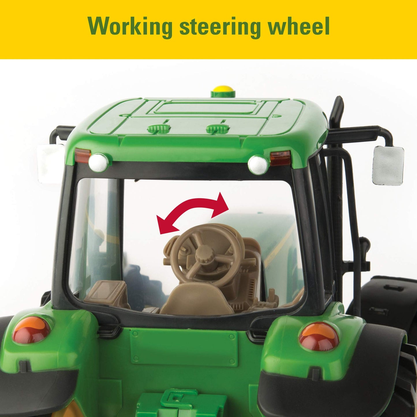 1/16 John Deere Big Farm 6930 Tractor with Wagon Imaginative Play for Babies