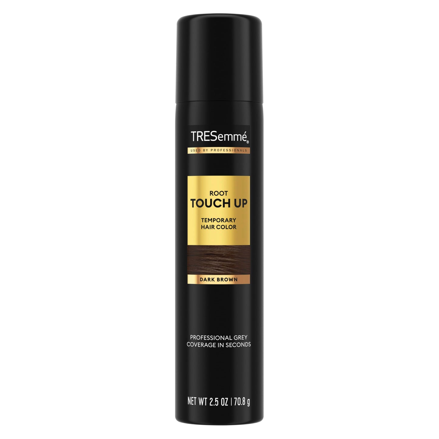 TRESemmé Temporary Hair Color Root Touch-Up Dark Brown Ammonia-free, Peroxide-free Root Cover Up Spray 2.5 Fl Oz
