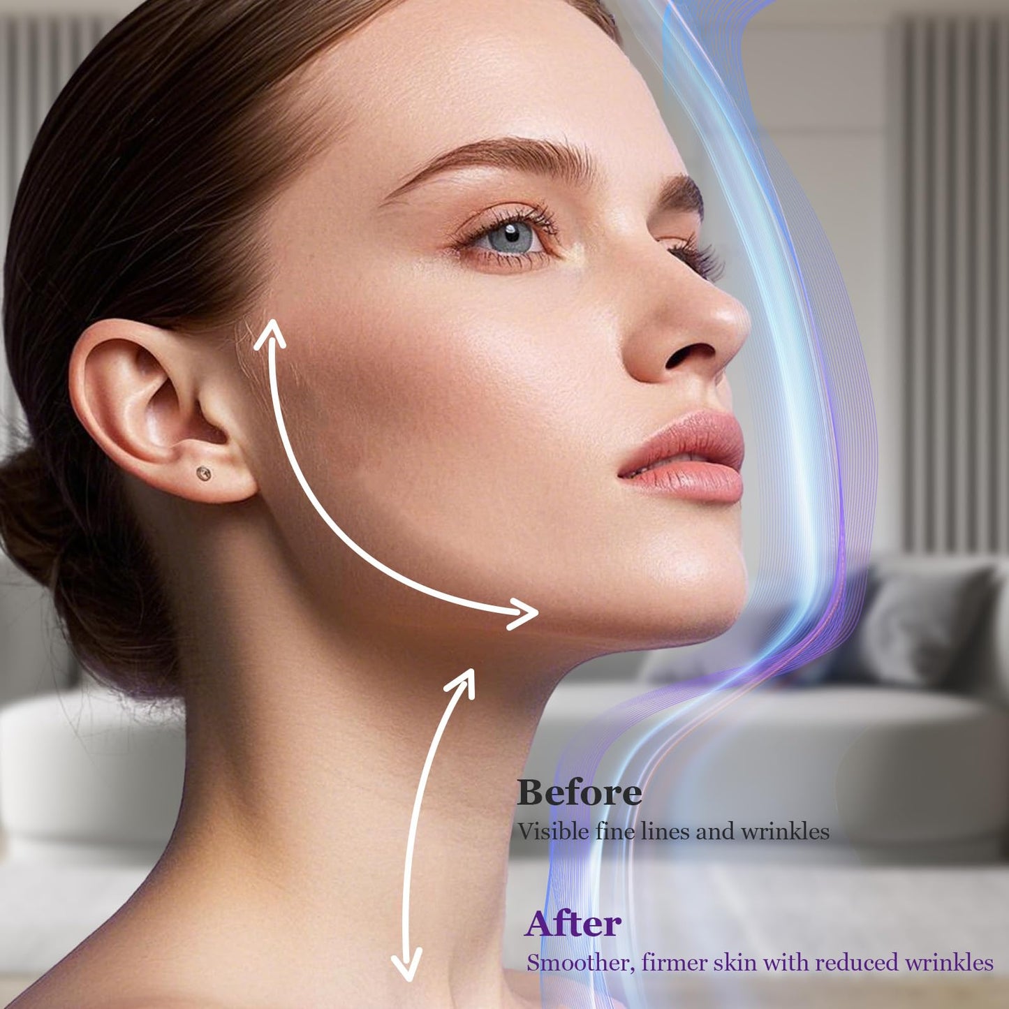 Retinol Face & Neck Cream – Anti-Aging Moisturizer with Collagen & Hyaluronic Acid, Firms & Tightens Skin, Day & Night, 1.7 oz