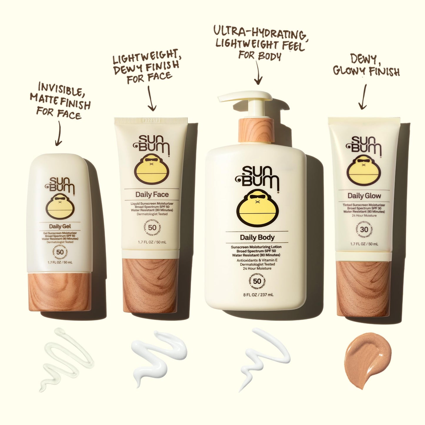 Sun Bum Daily SPF 50 Sunscreen Lotion – Broad Spectrum, Moisturizing, Vitamin E, Vegan, Reef-Friendly, Dermatologist Tested, 8 oz